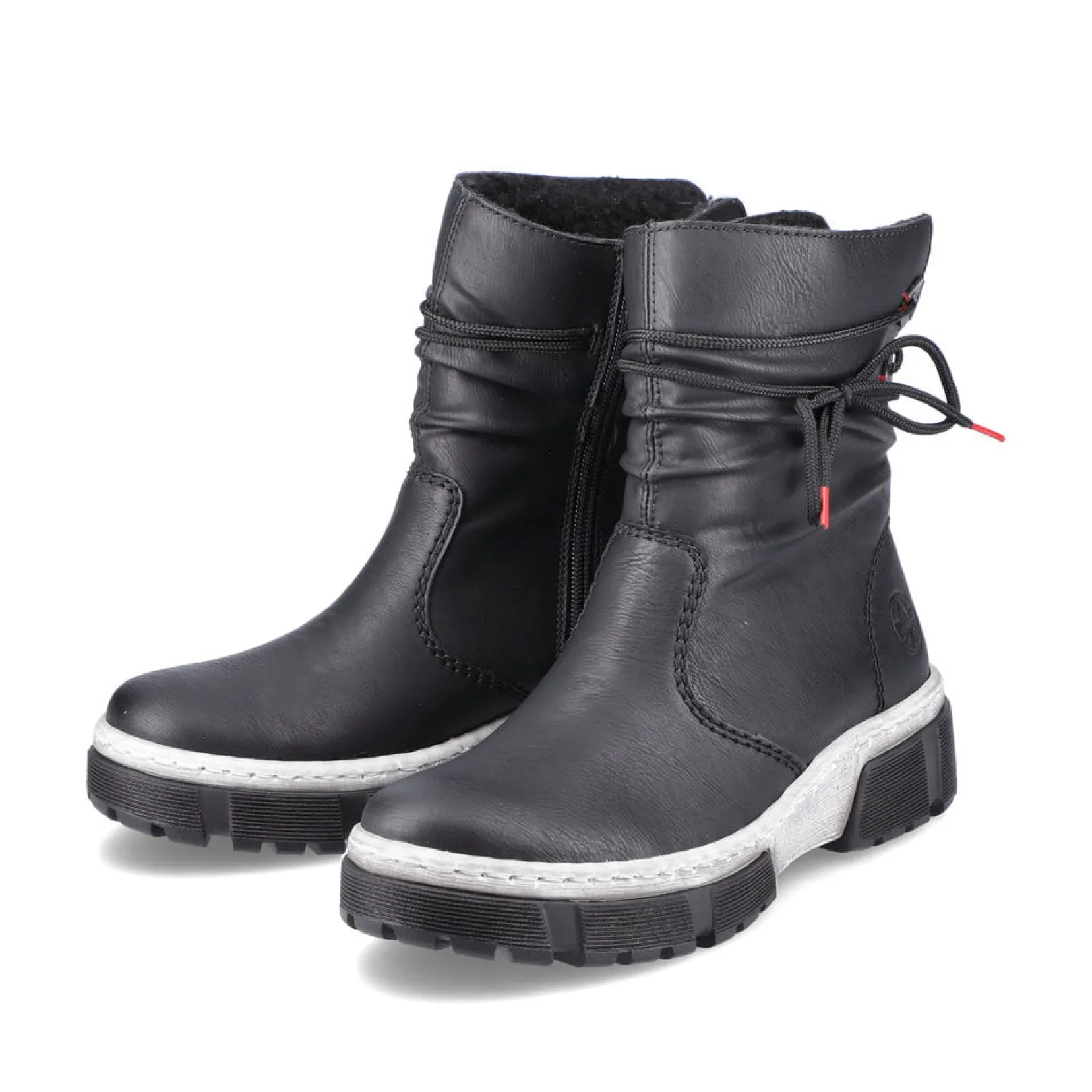 Rieker Stiefeletten & Boots<Damen Kurzstiefel tief Schwarz