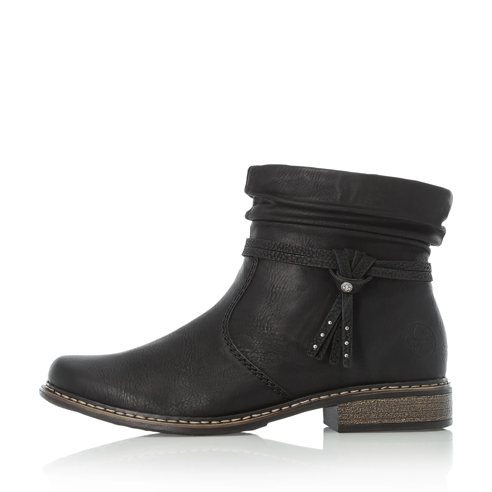 Rieker Stiefeletten & Boots<Damen Kurzstiefel tief Schwarz