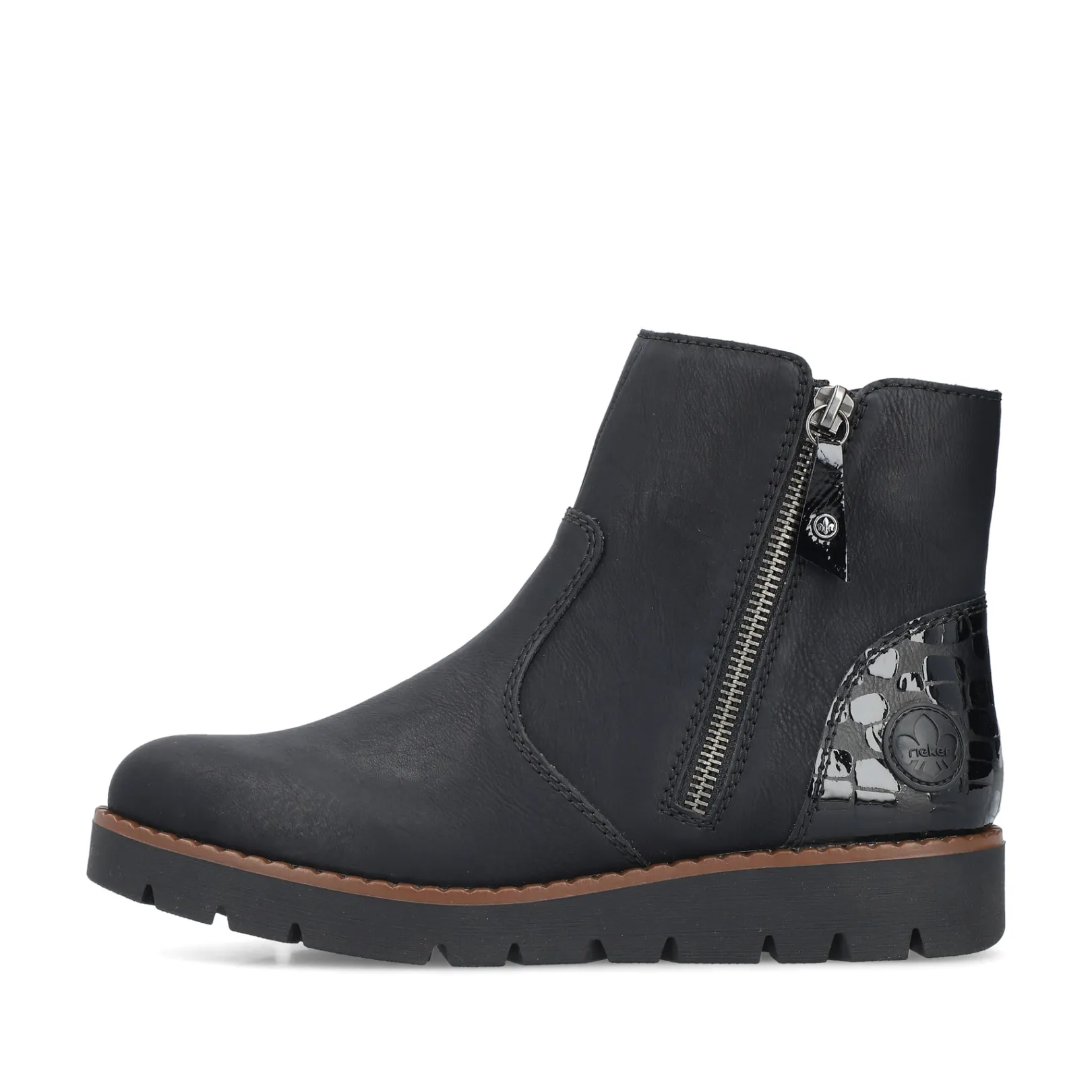 Rieker Stiefeletten & Boots<Damen Kurzstiefel urban Schwarz