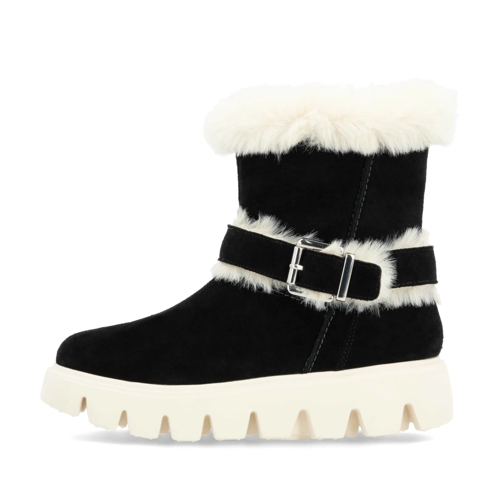 Rieker Stiefeletten & Boots | Fluffy<Damen Kurzstiefel urban Schwarz