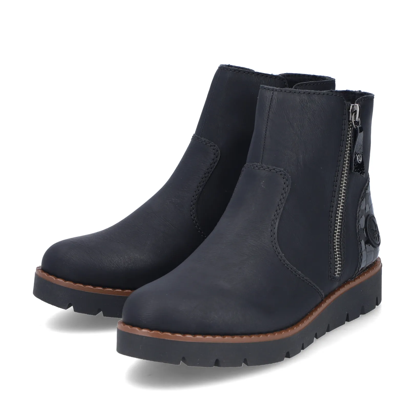 Rieker Stiefeletten & Boots<Damen Kurzstiefel urban Schwarz