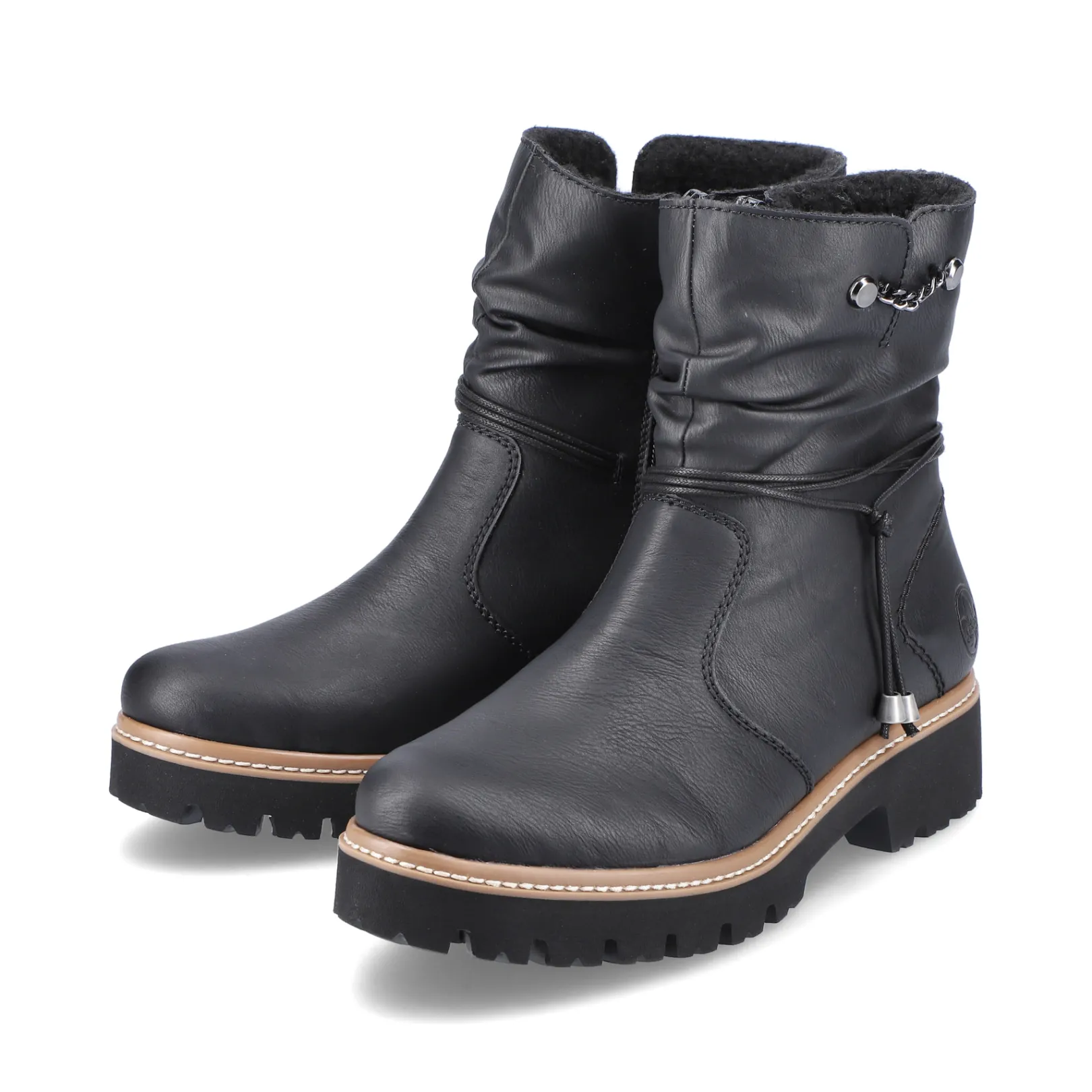 Rieker Stiefeletten & Boots<Damen Kurzstiefel urban Schwarz