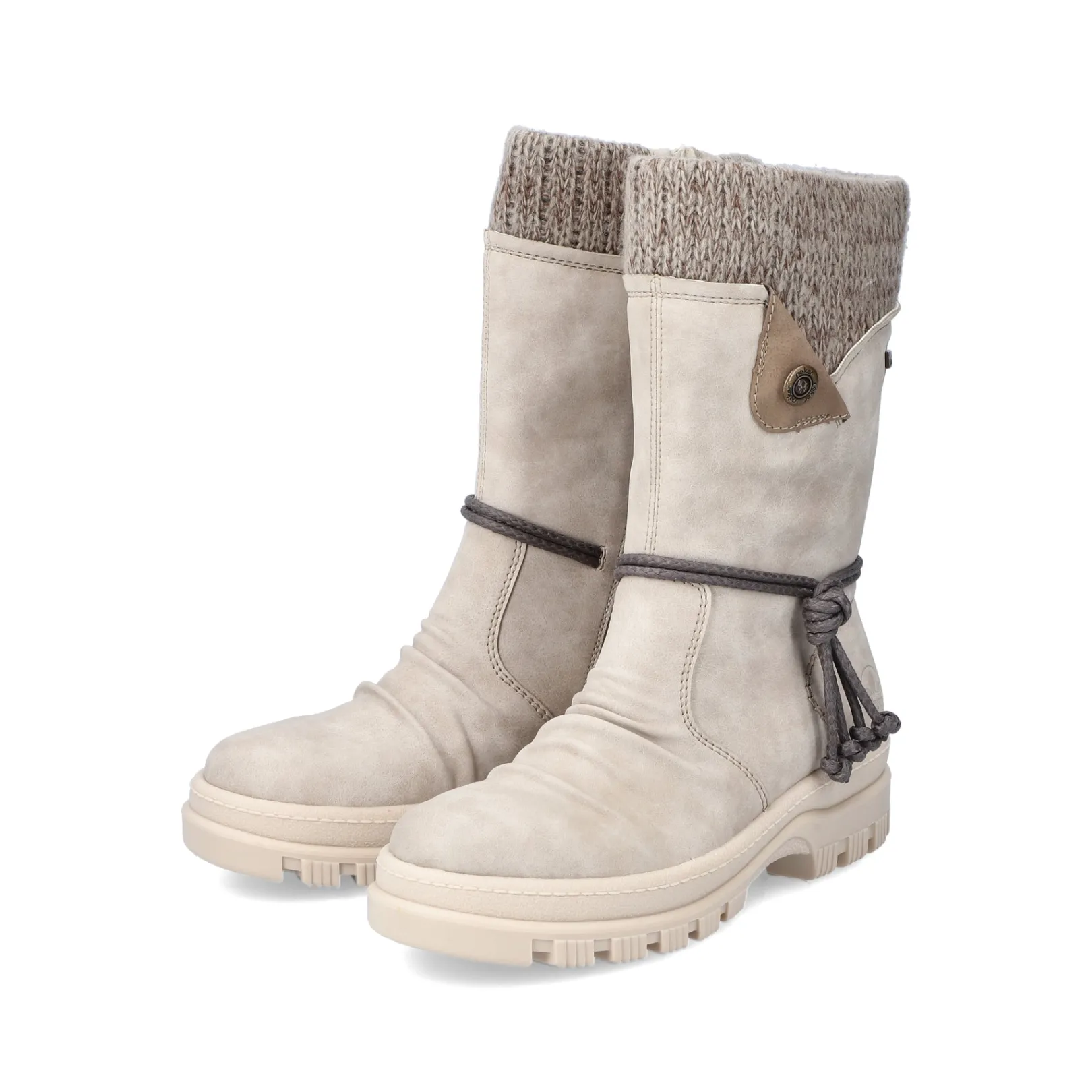 Rieker Stiefeletten & Boots<Damen Kurzstiefel vanille Beige