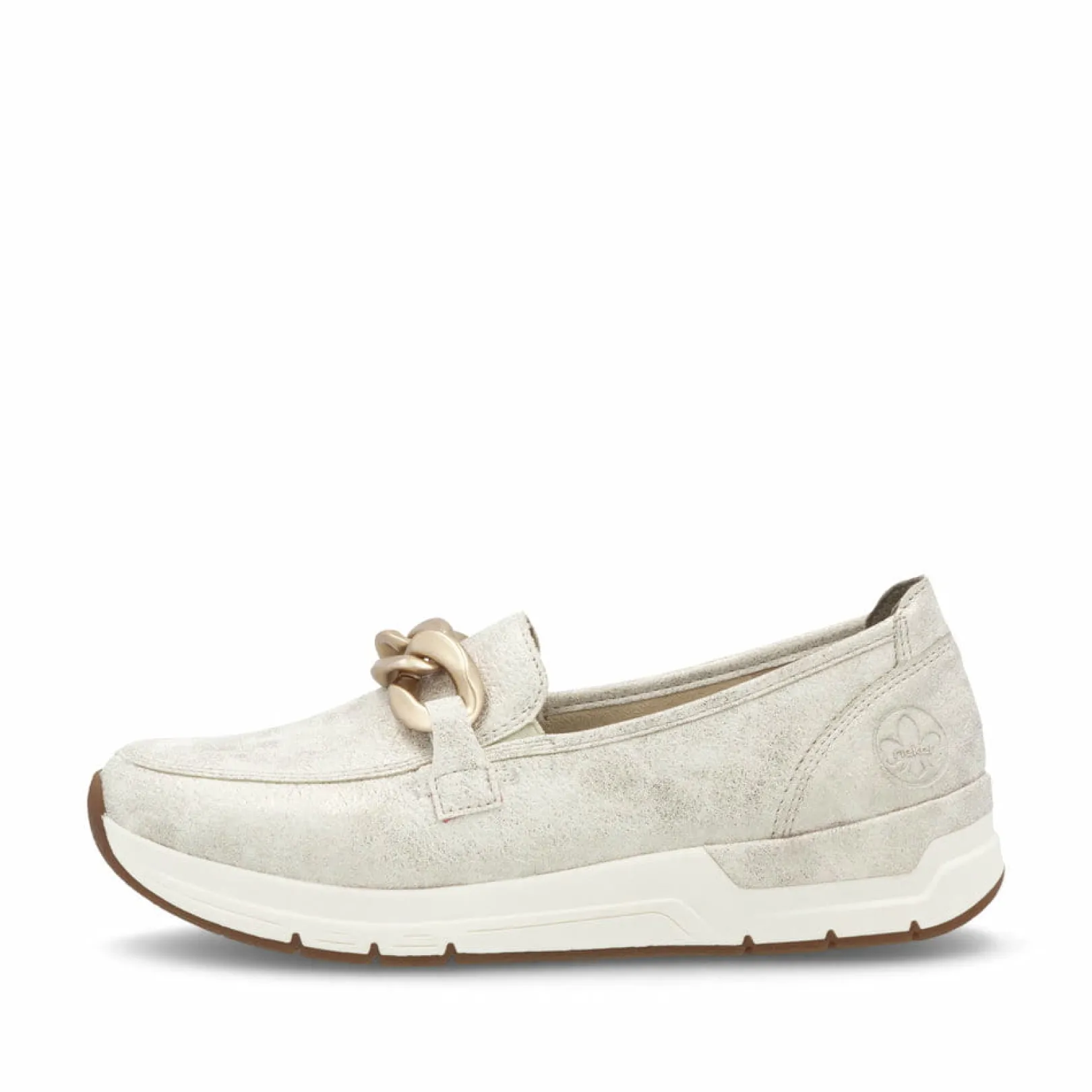 Rieker Halbschuhe & Slipper | Loafer & Ballerinas<Damen Loafer Beige