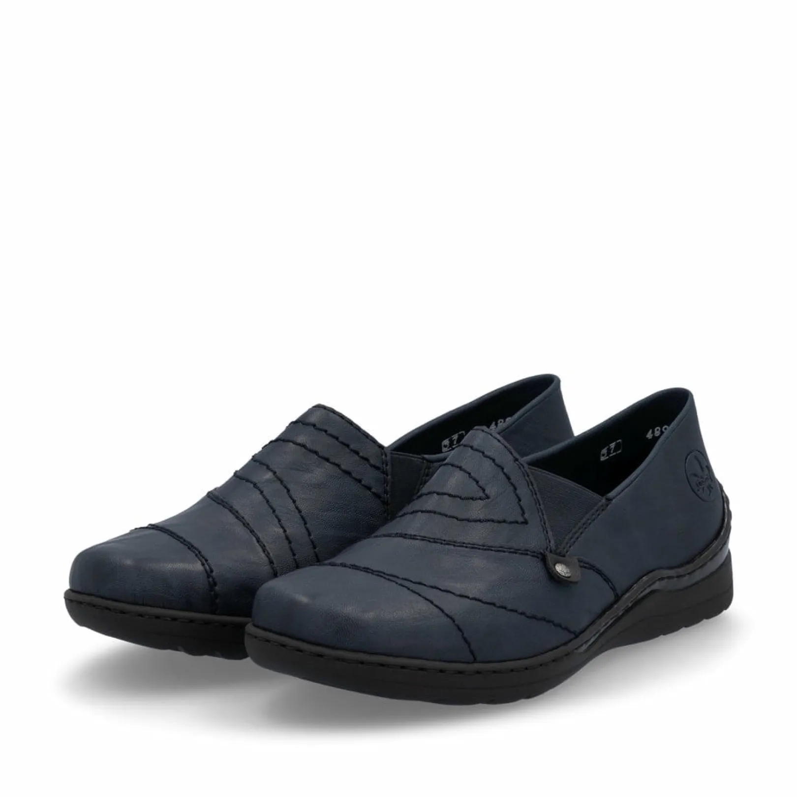 Rieker Halbschuhe & Slipper | Loafer & Ballerinas<Damen Loafer Blau