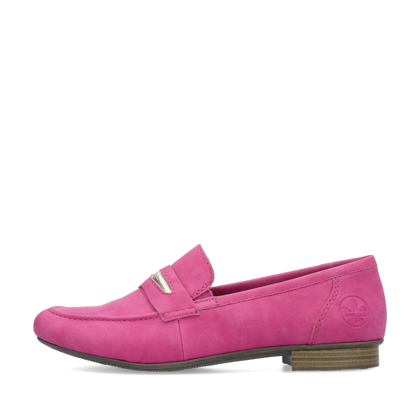 Rieker Halbschuhe & Slipper | Loafer & Ballerinas<Damen Loafer fuchsia Rosa