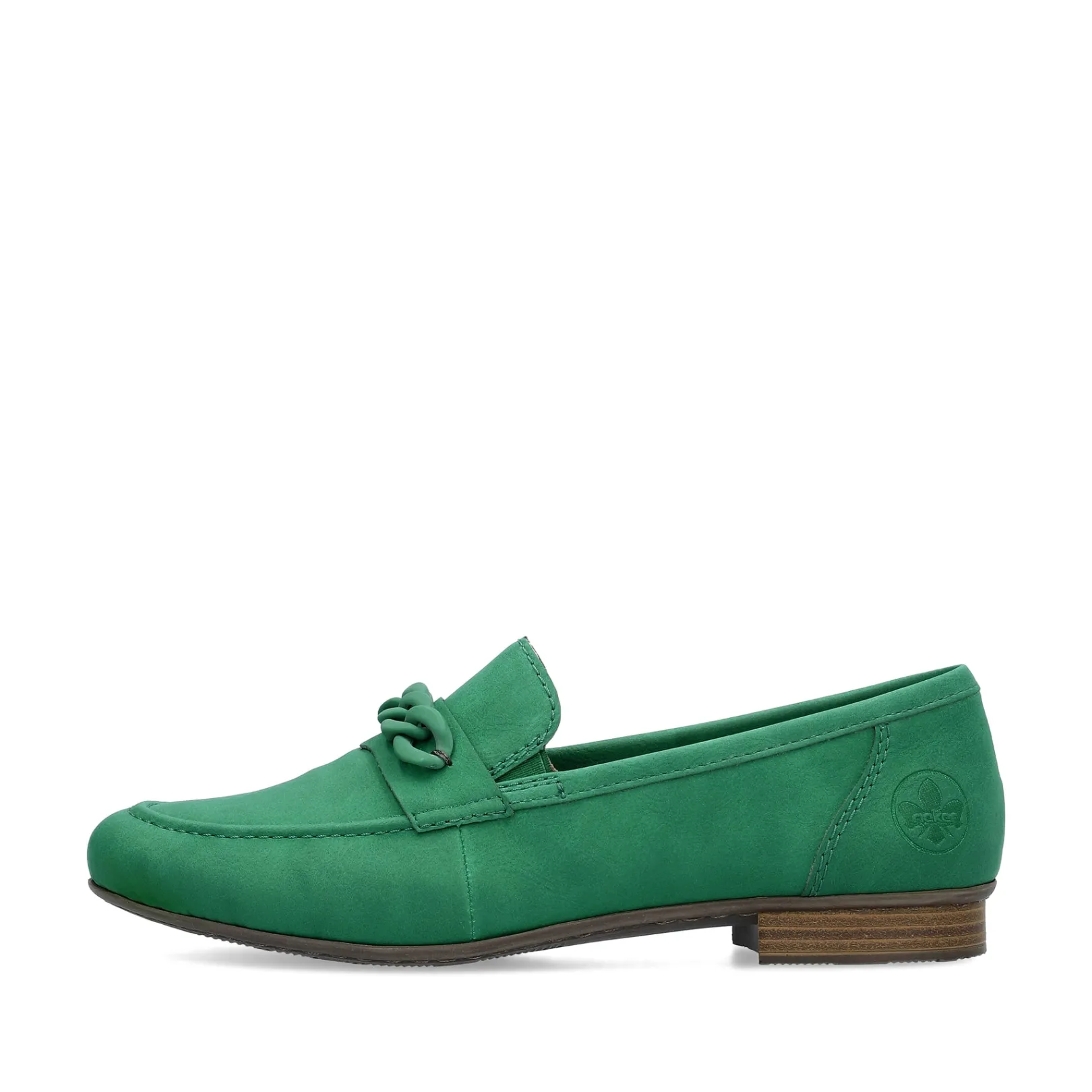 Rieker Halbschuhe & Slipper | Loafer & Ballerinas<Damen Loafer gras Grün