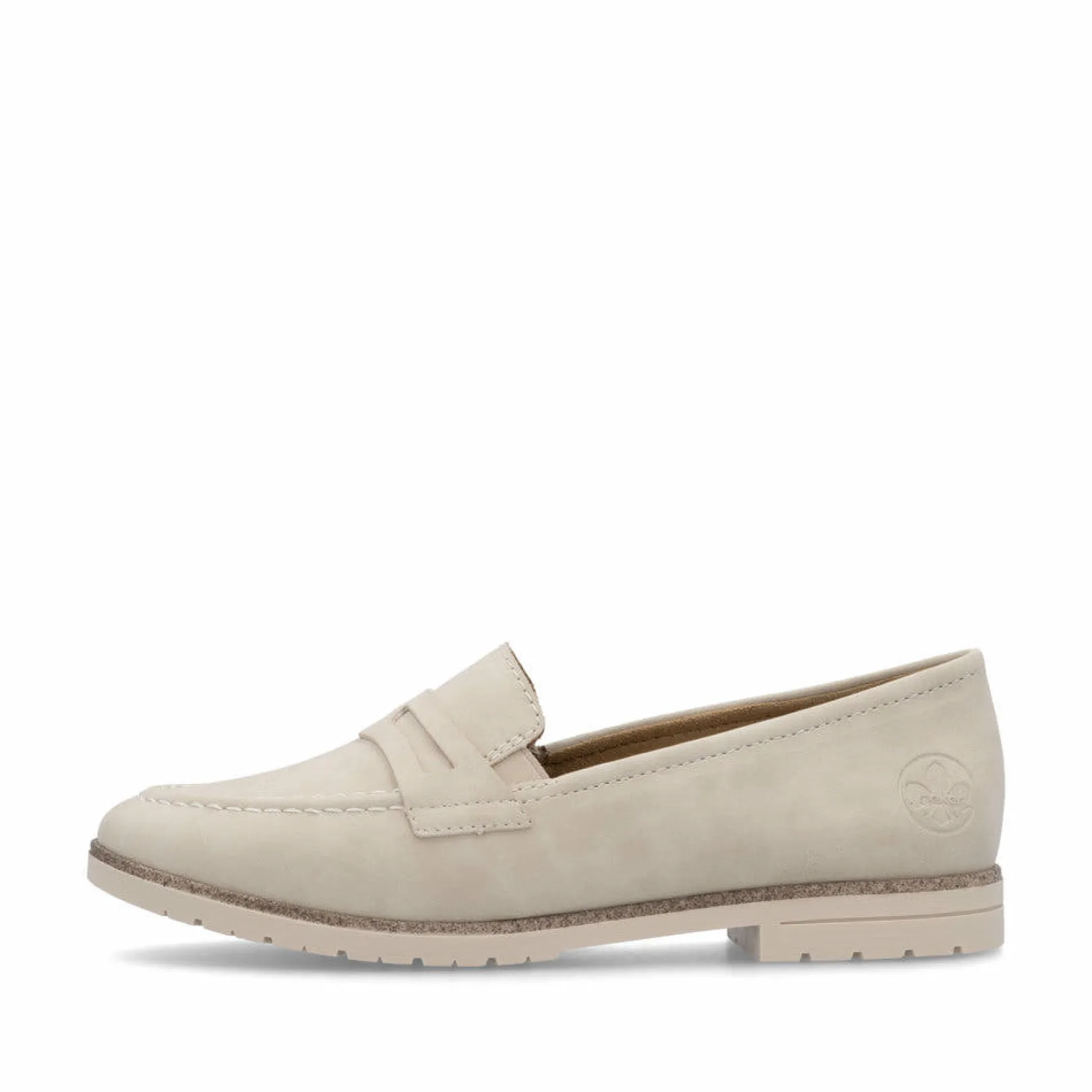 Rieker Halbschuhe & Slipper | Loafer & Ballerinas<Damen Loafer hell Beige