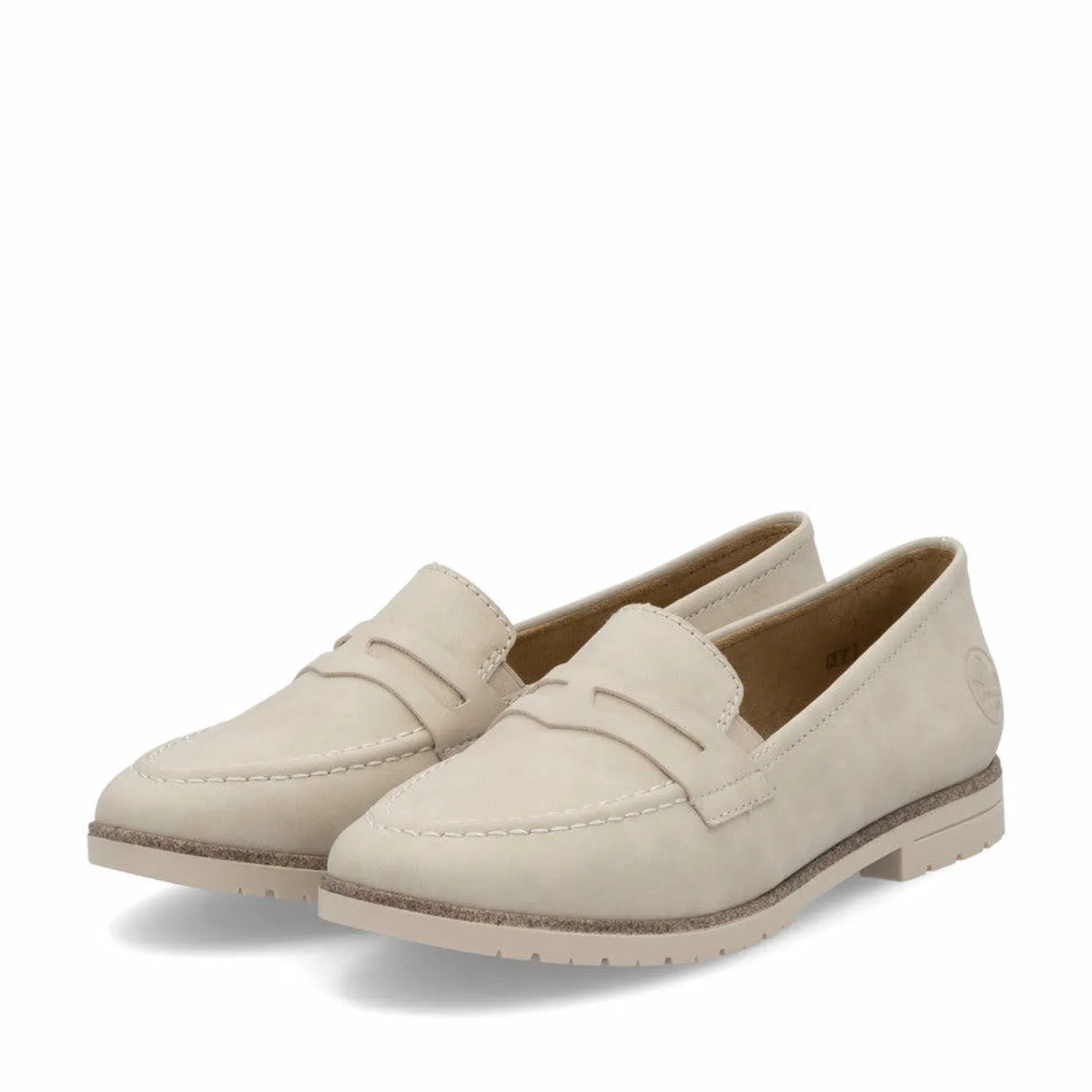 Rieker Halbschuhe & Slipper | Loafer & Ballerinas<Damen Loafer hell Beige