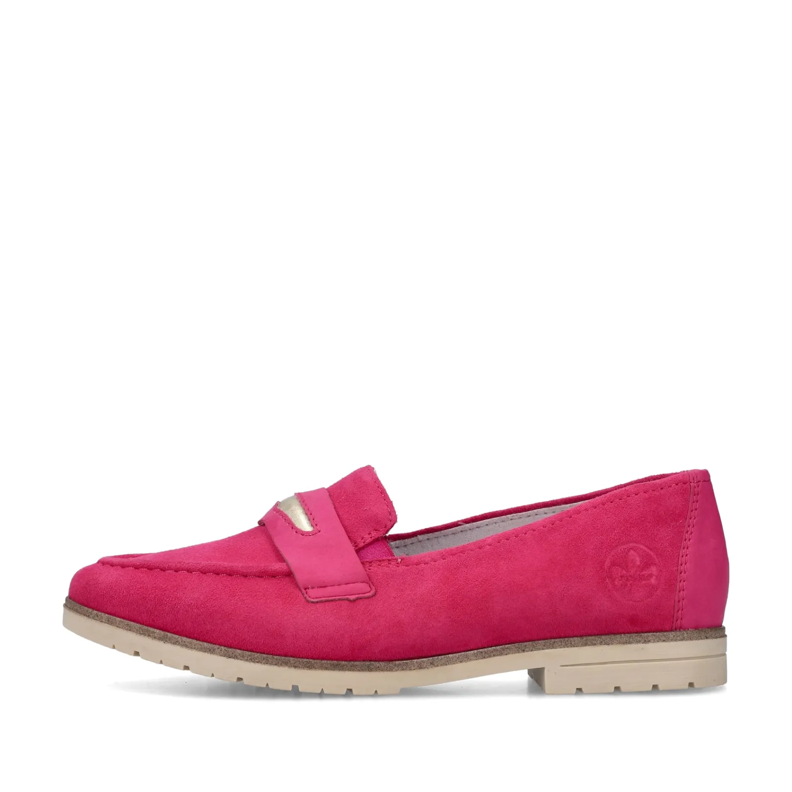 Rieker Halbschuhe & Slipper | Loafer & Ballerinas<Damen Loafer magenta Rosa