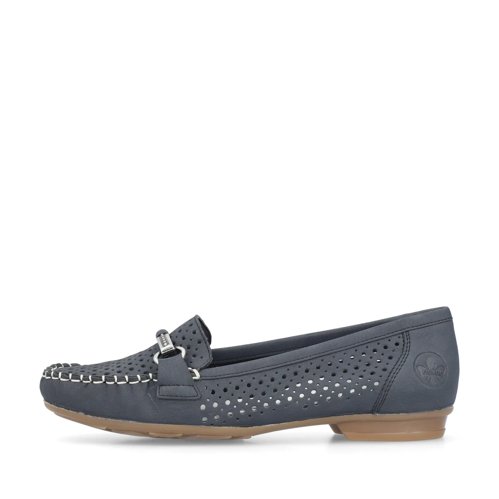 Rieker Halbschuhe & Slipper | Loafer & Ballerinas<Damen Loafer marine Blau