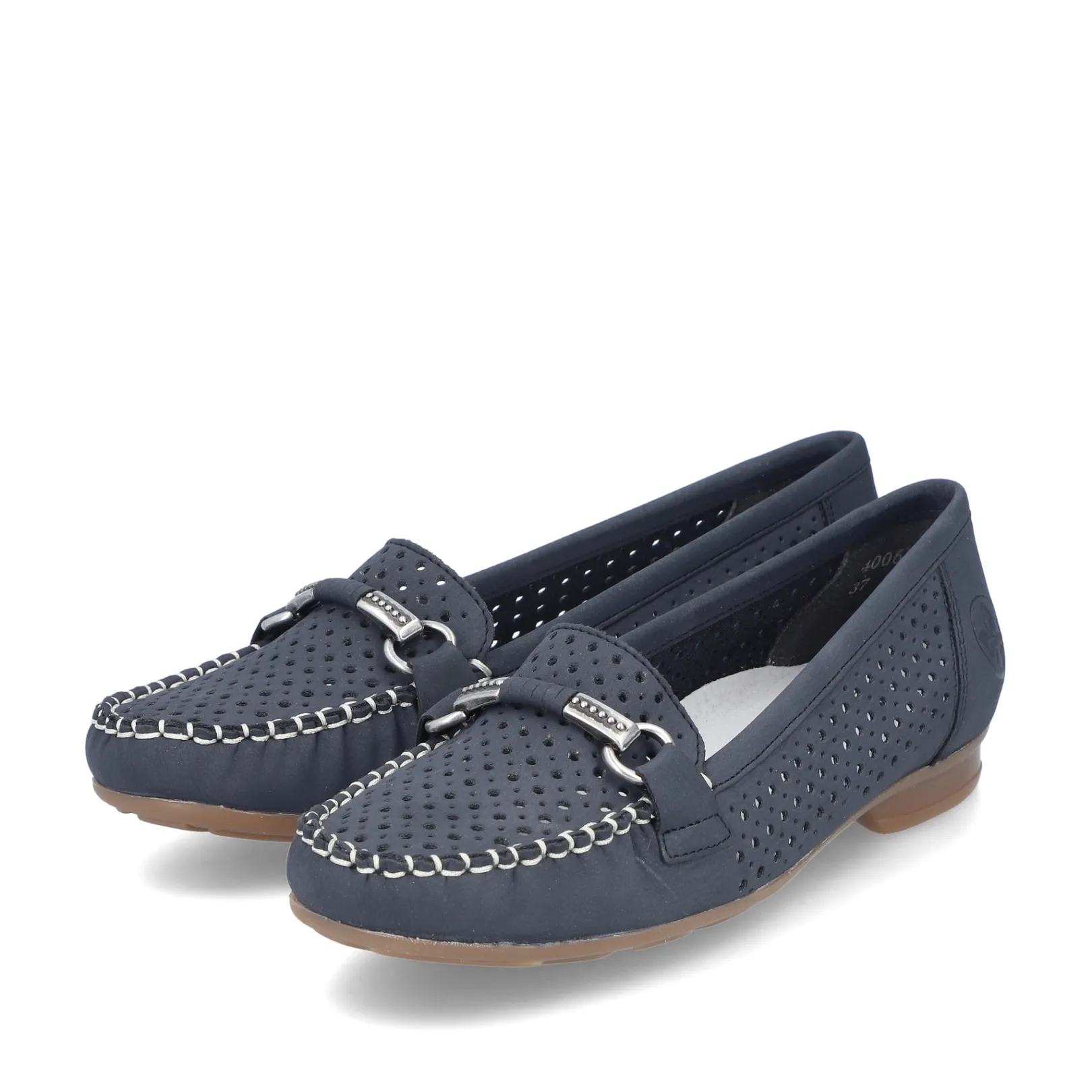 Rieker Halbschuhe & Slipper | Loafer & Ballerinas<Damen Loafer marine Blau