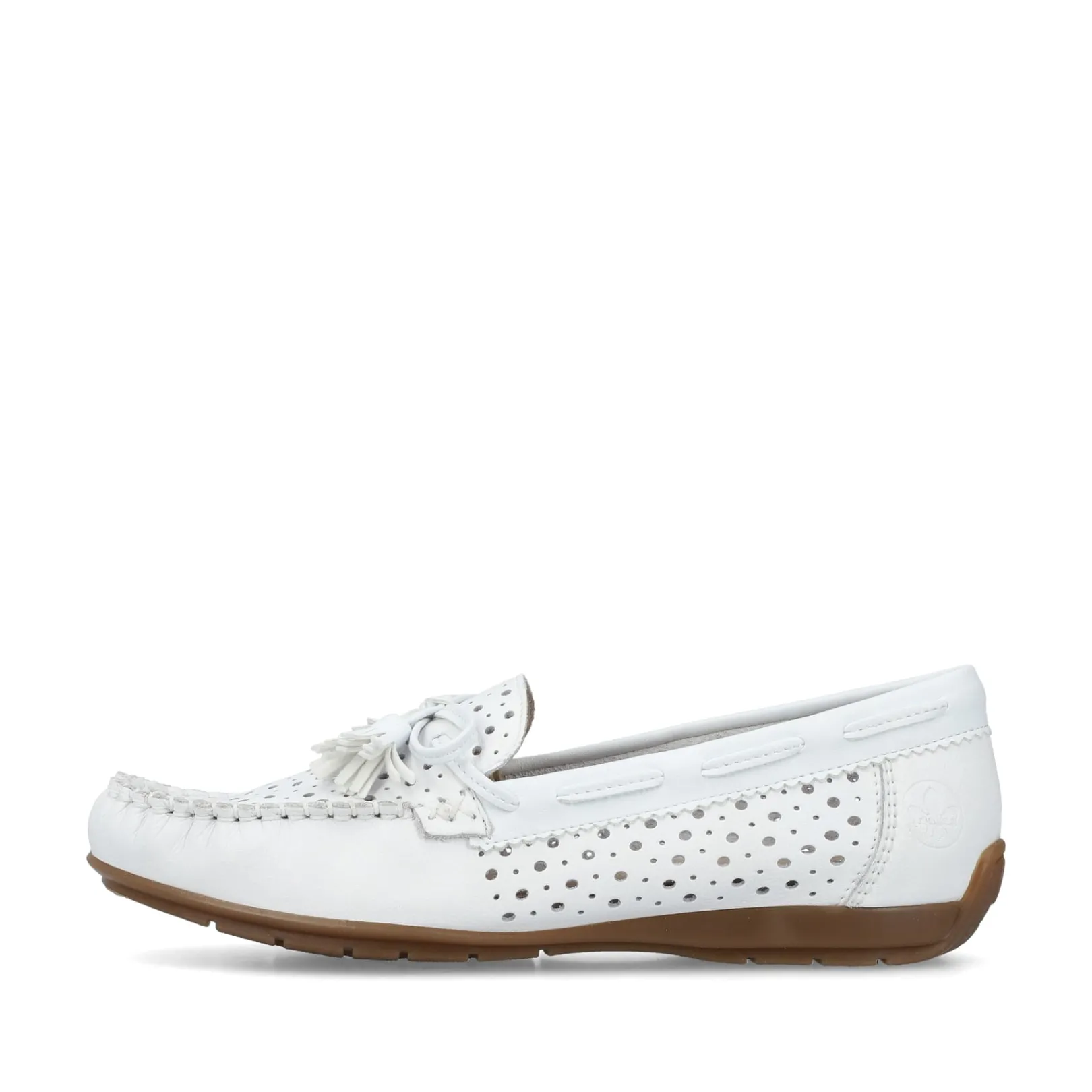 Rieker Halbschuhe & Slipper | Loafer & Ballerinas<Damen Loafer rein Weiss