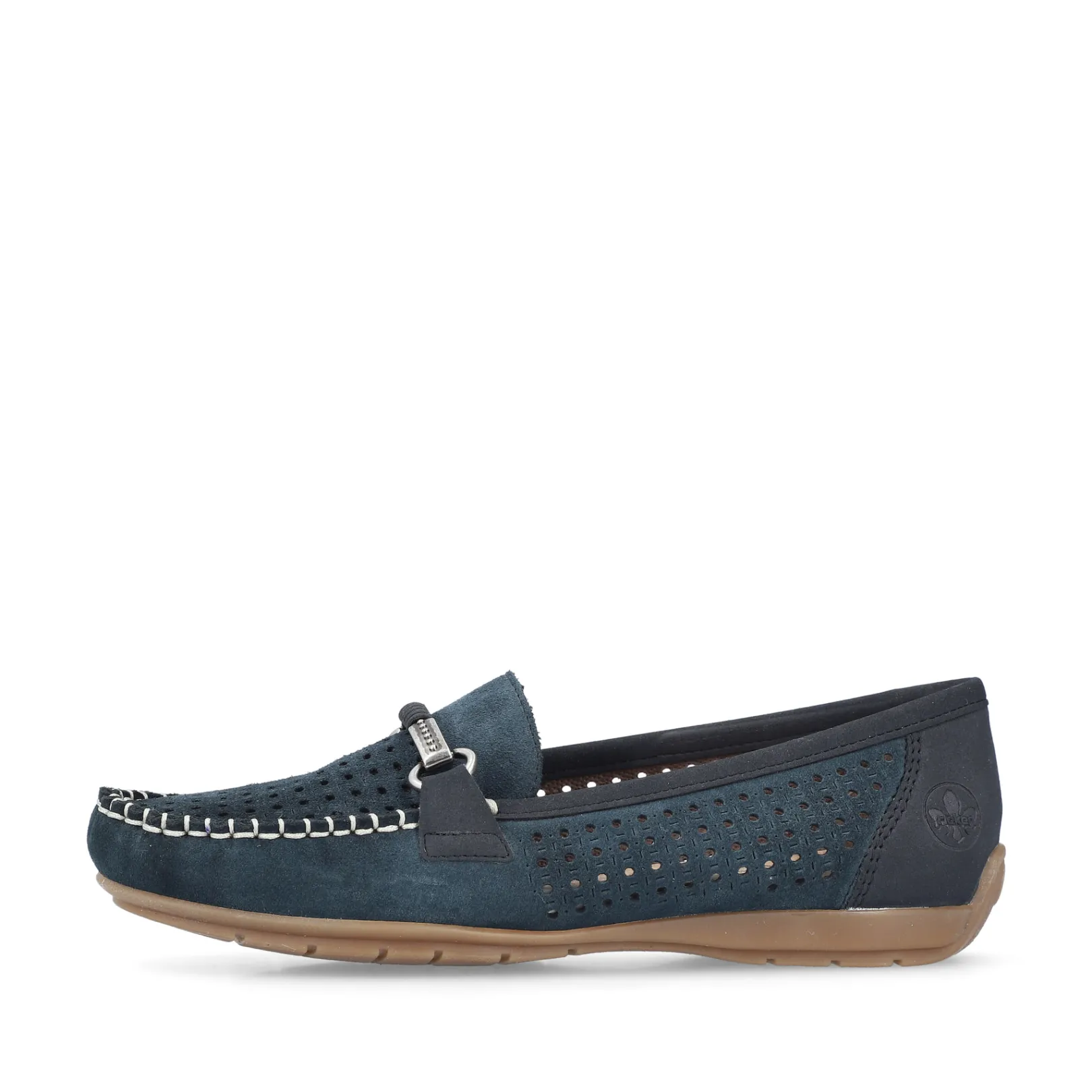 Rieker Halbschuhe & Slipper | Loafer & Ballerinas<Damen Loafer schiefer Blau