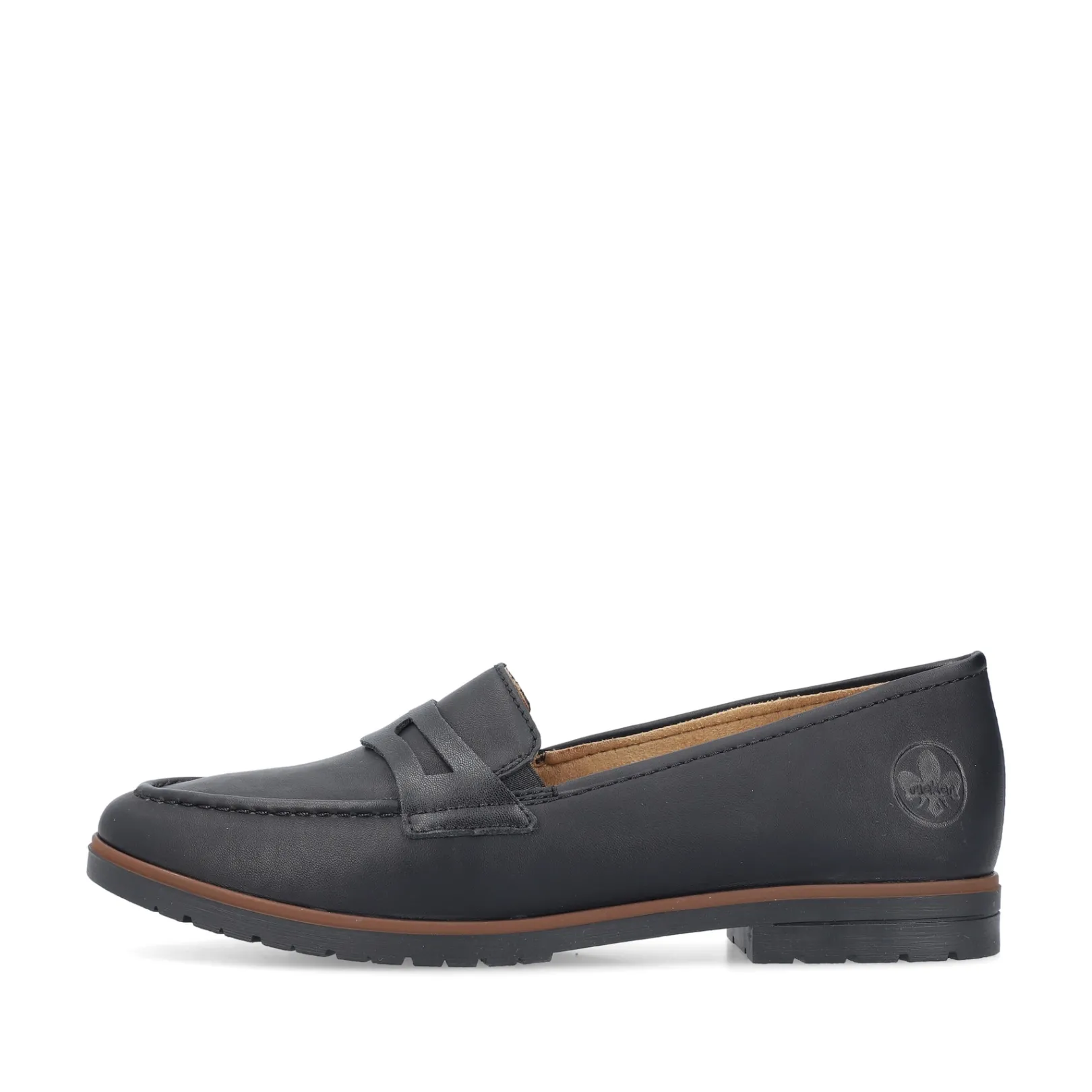 Rieker Halbschuhe & Slipper | Loafer & Ballerinas<Damen Loafer tief Schwarz