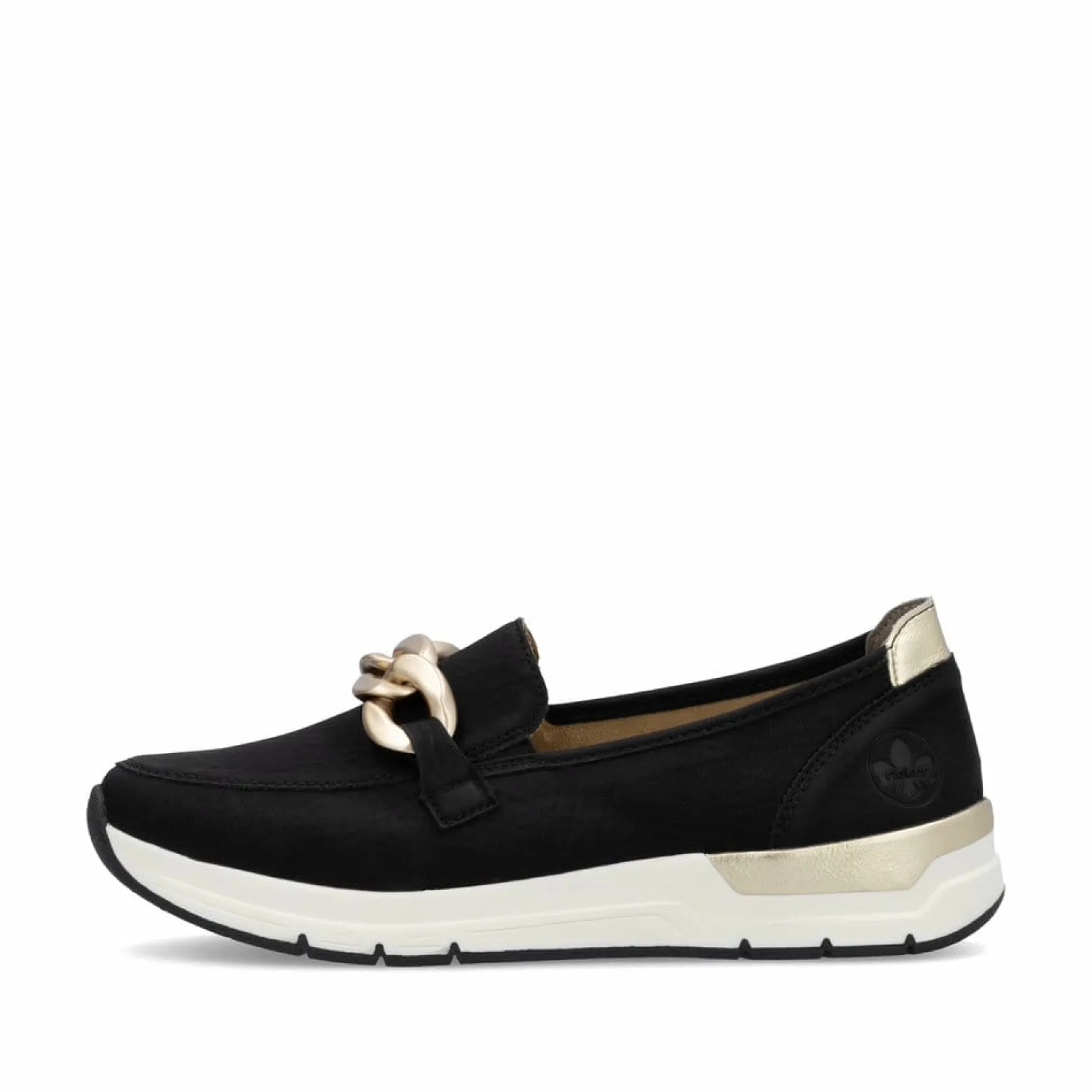 Rieker Halbschuhe & Slipper | Loafer & Ballerinas<Damen Loafer tief Schwarz