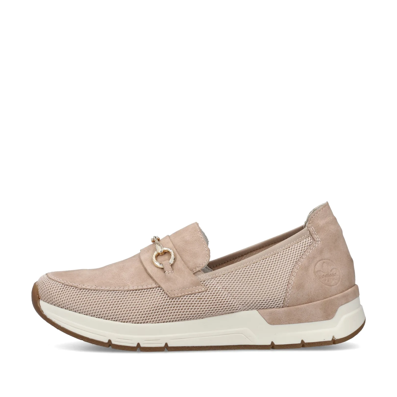 Rieker Halbschuhe & Slipper | Loafer & Ballerinas<Damen Loafer zart Rosa