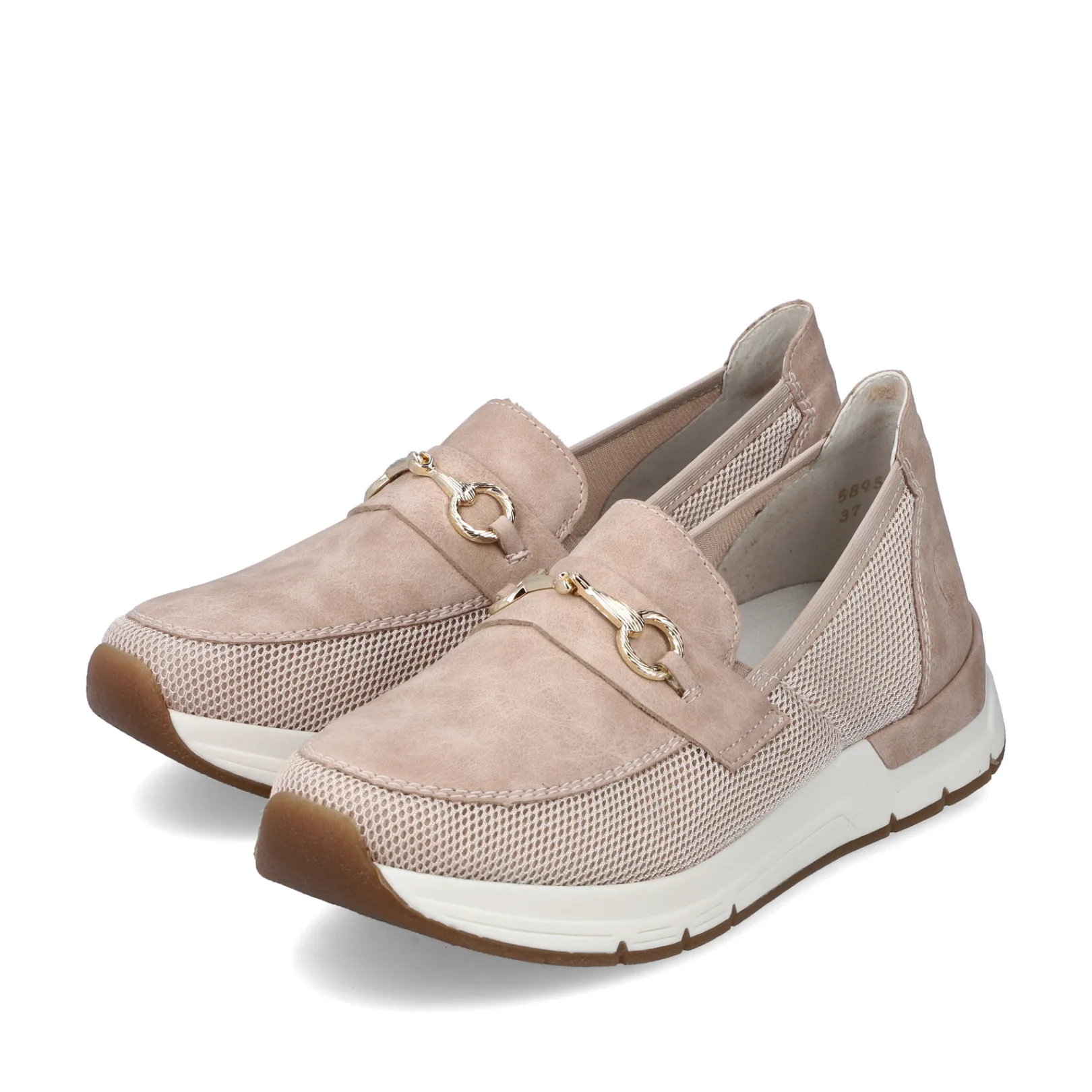 Rieker Halbschuhe & Slipper | Loafer & Ballerinas<Damen Loafer zart Rosa