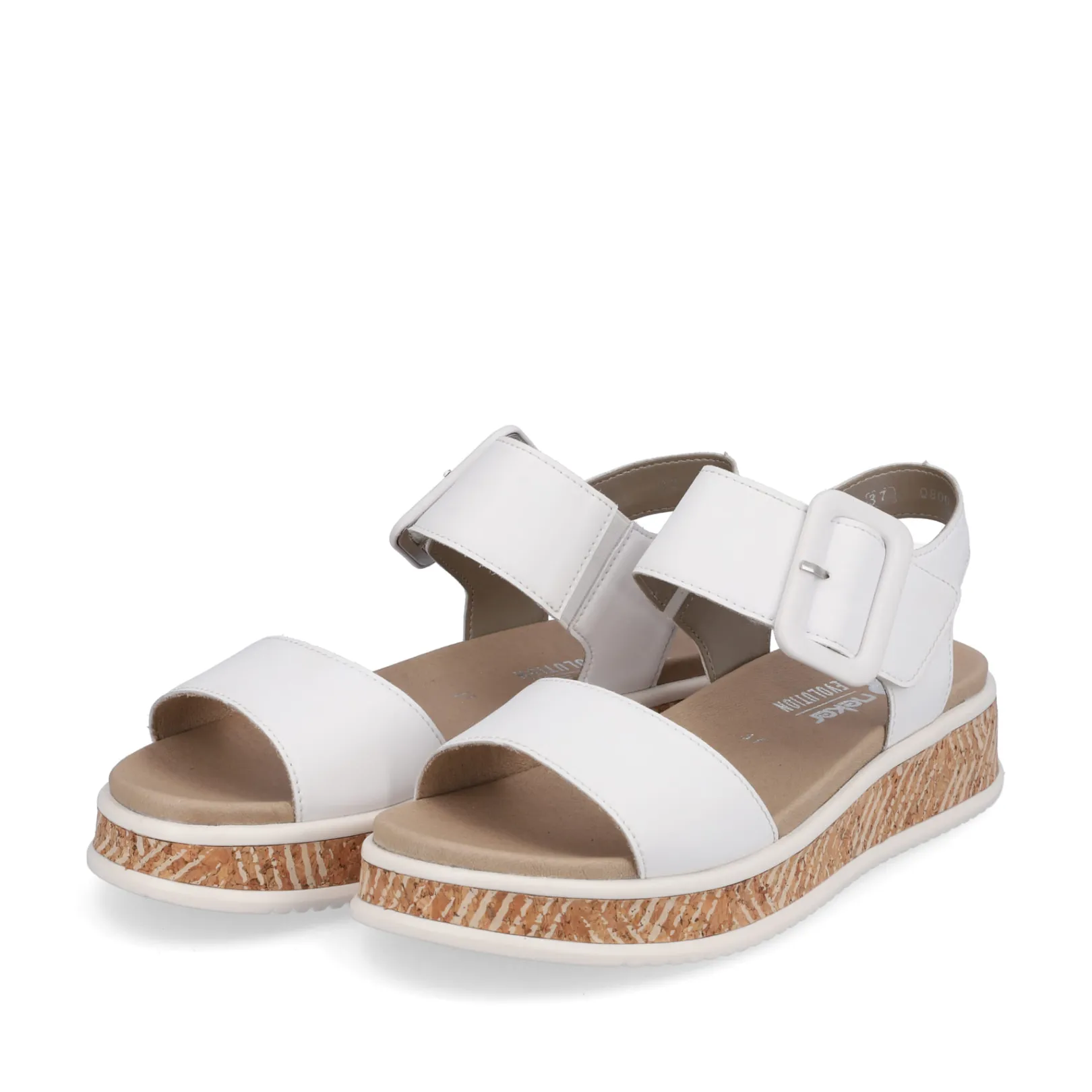 Rieker Sandalen & Sandaletten<Damen Riemchensandalen brilliant white Weiss