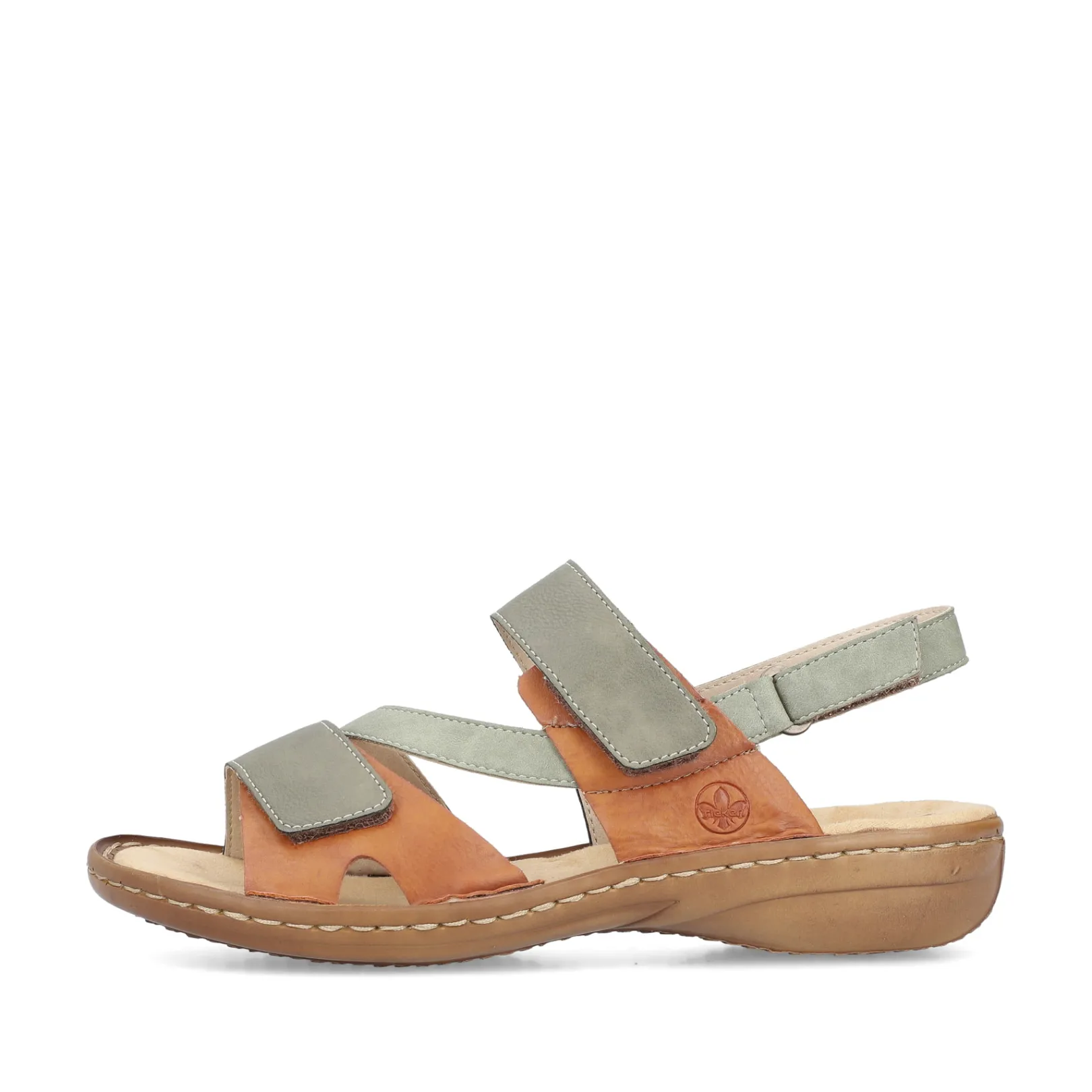 Rieker Sandalen & Sandaletten<Damen Riemchensandalen grau Grün