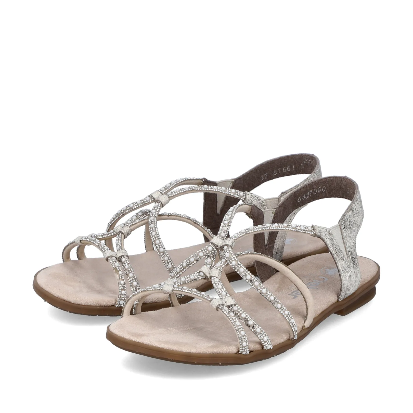 Rieker Sandalen & Sandaletten<Damen Riemchensandalen hell Beige