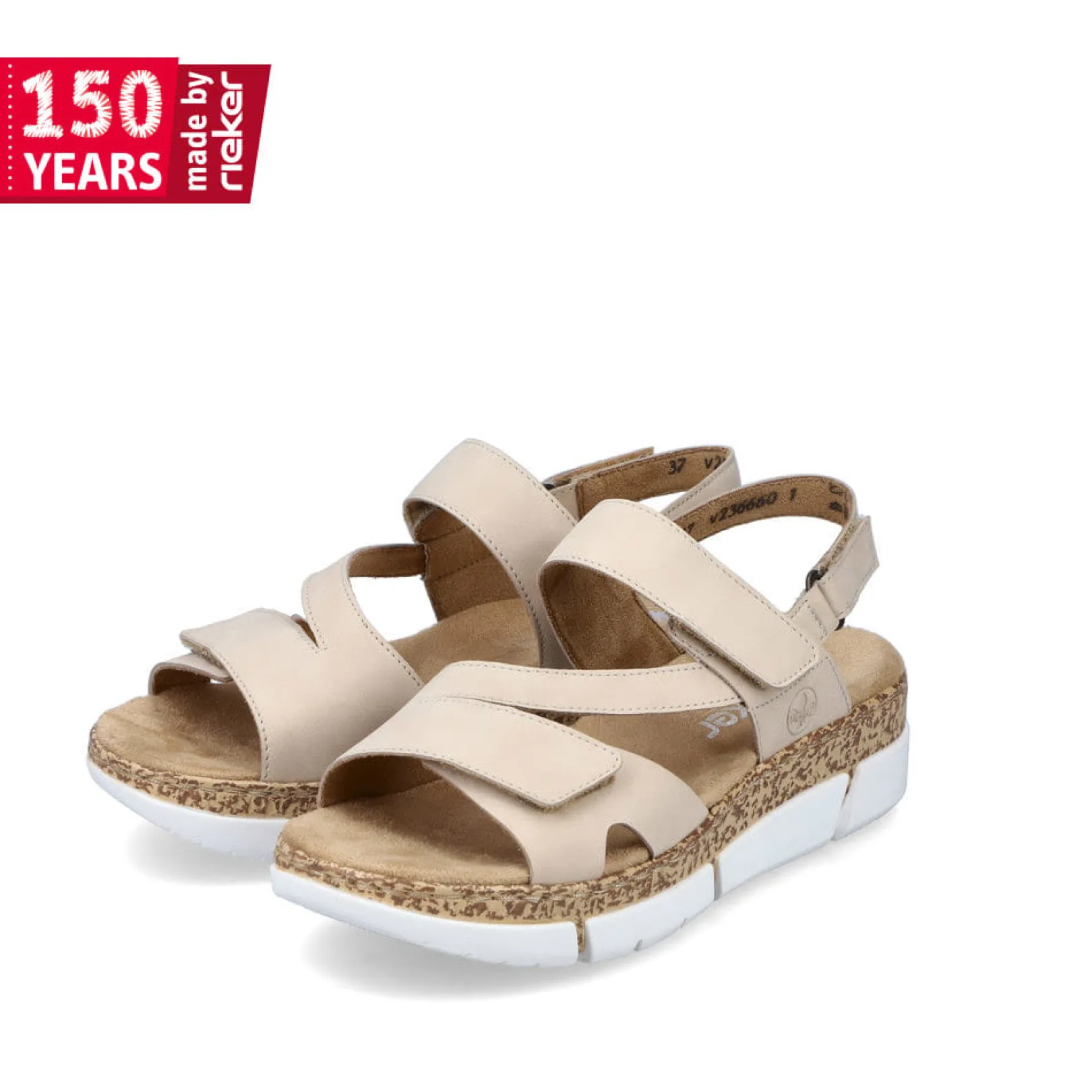 Rieker Sandalen & Sandaletten<Damen Riemchensandalen hell Beige