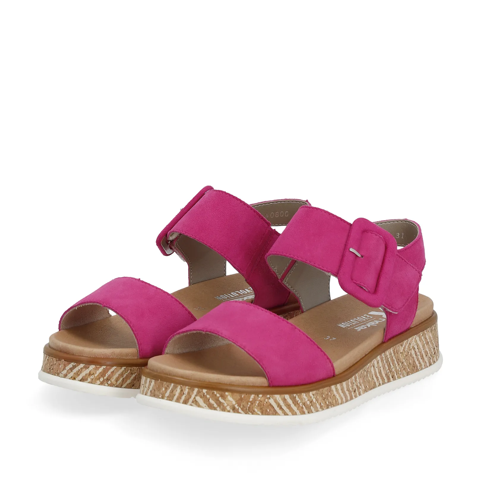 Rieker Sandalen & Sandaletten<Damen Riemchensandalen magenta Rosa