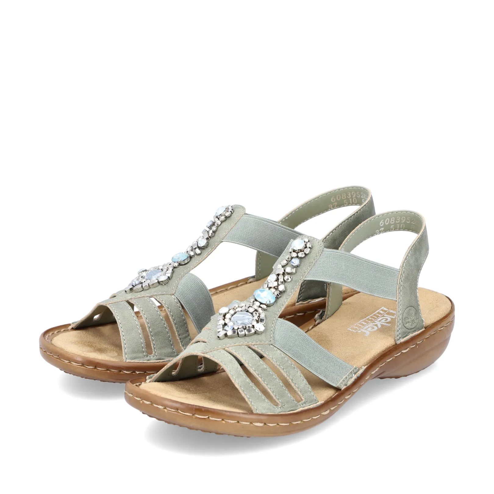 Rieker Sandalen & Sandaletten<Damen Riemchensandalen mint Grün