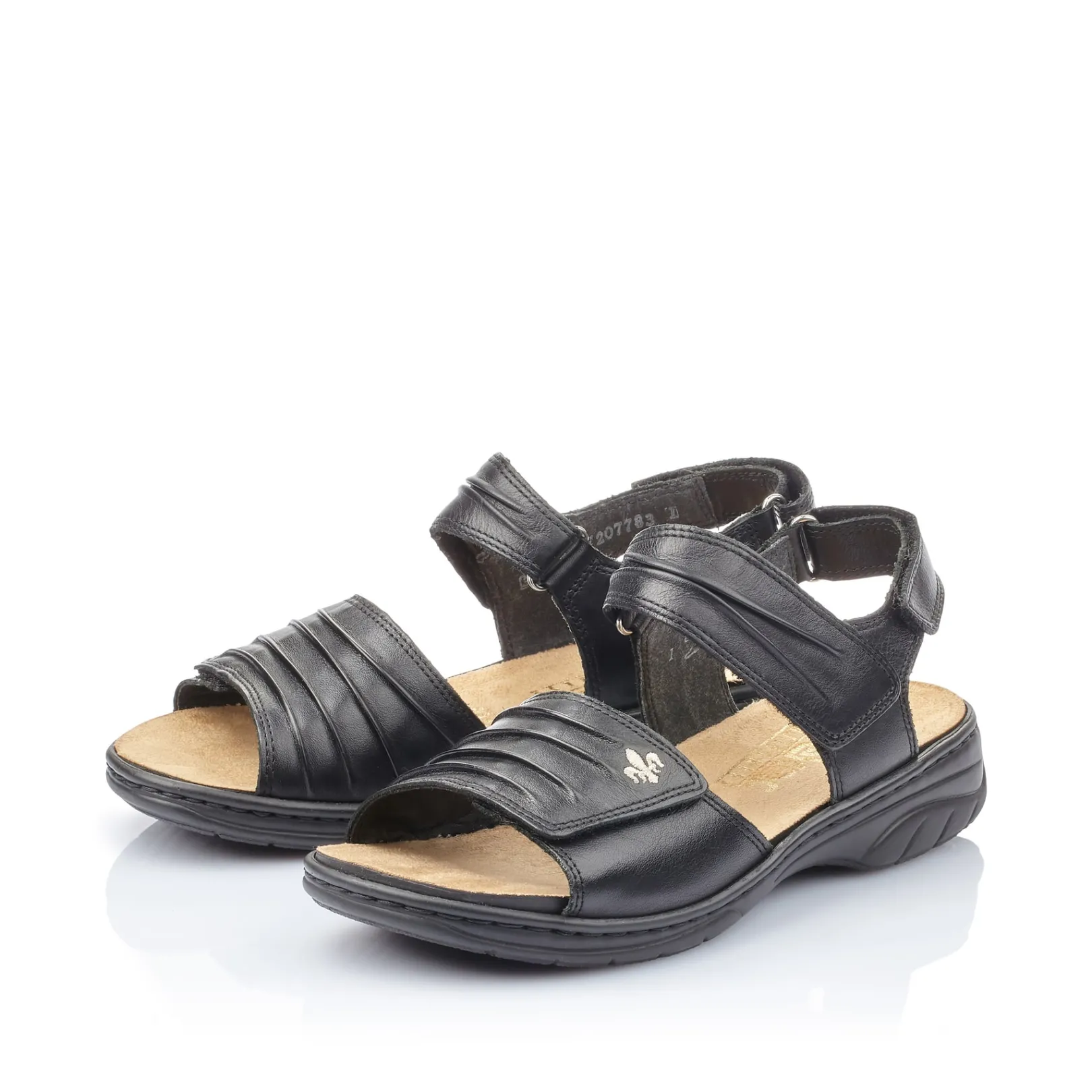 Rieker Sandalen & Sandaletten<Damen Riemchensandalen nacht Schwarz