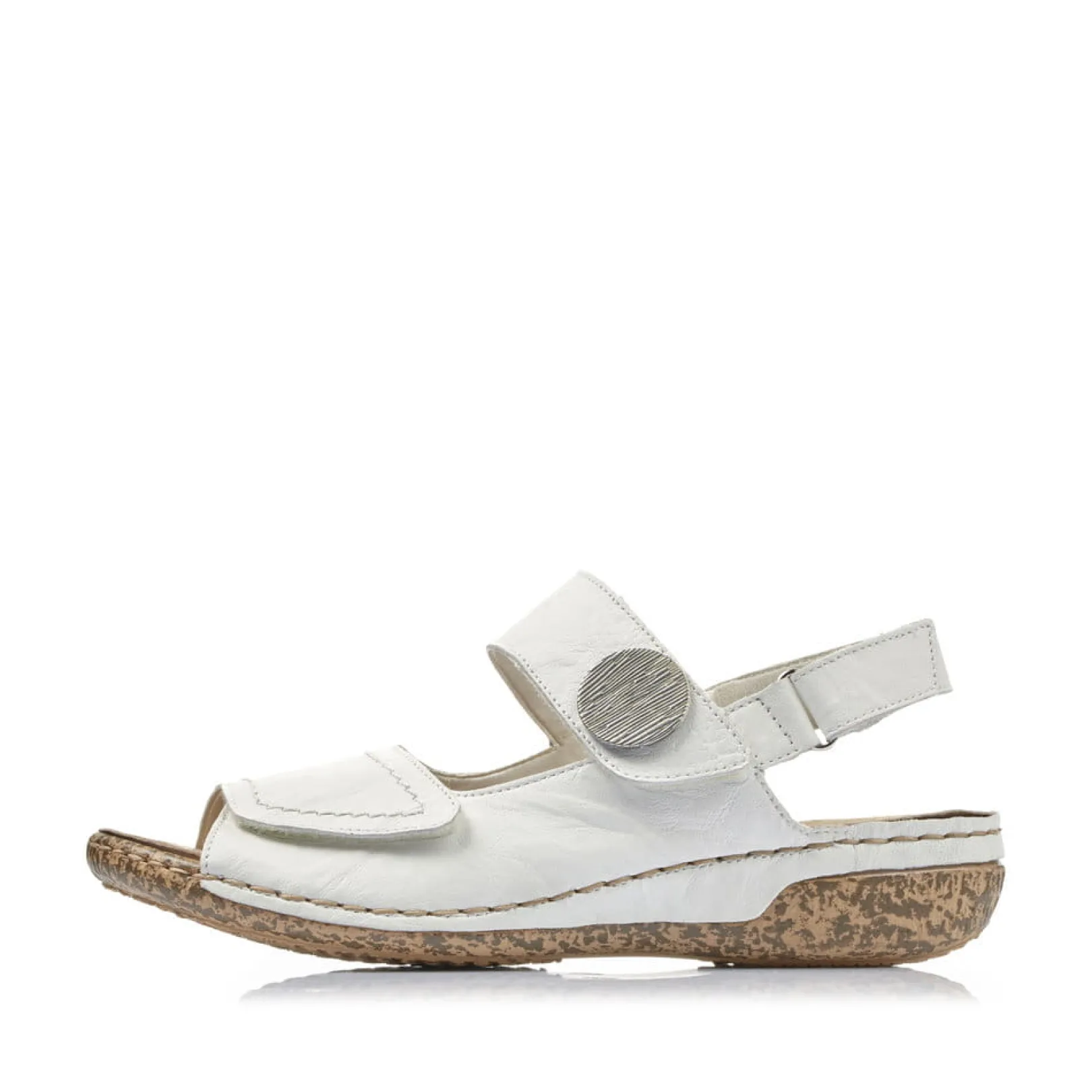 Rieker Sandalen & Sandaletten<Damen Riemchensandalen reinweiß Weiss