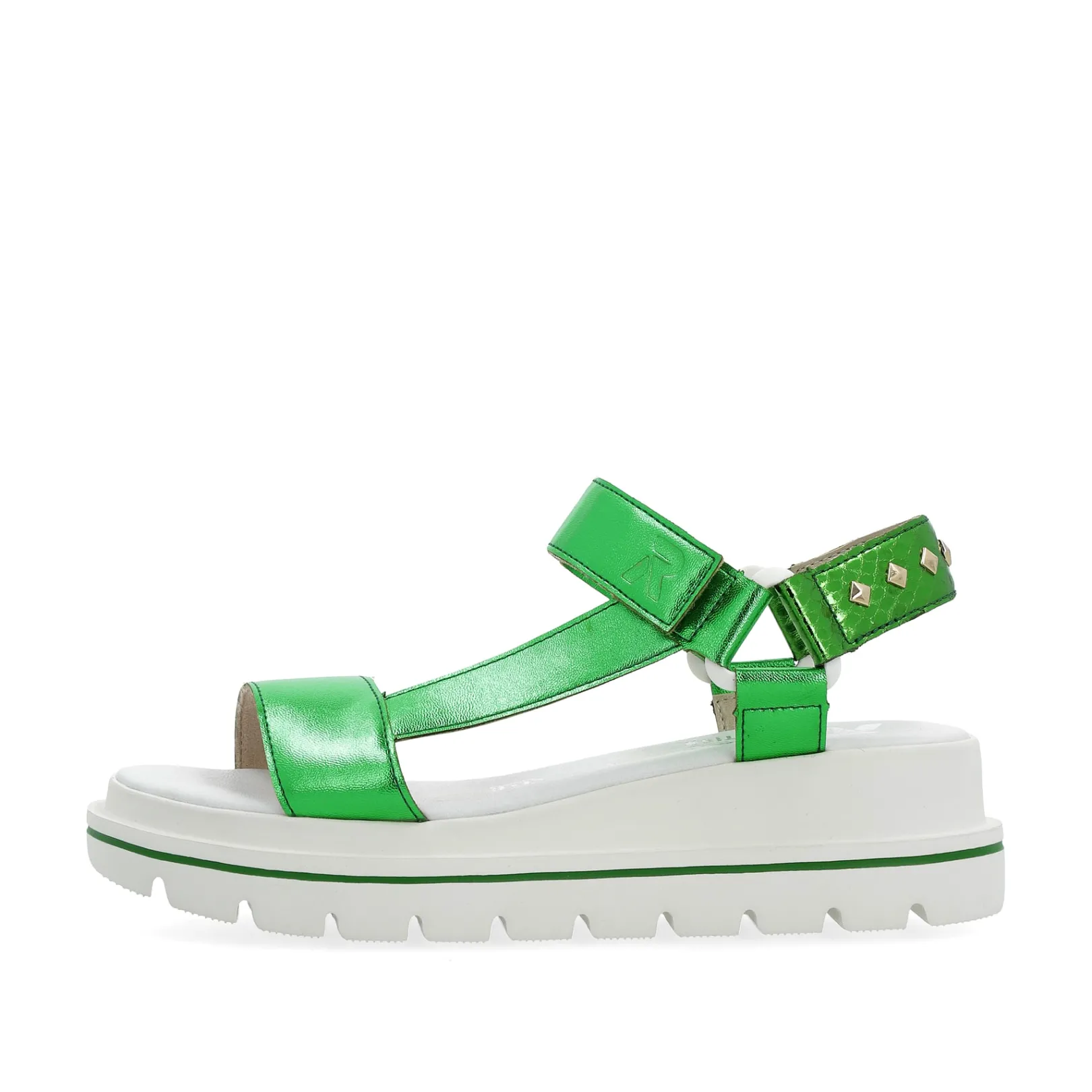 Rieker Sandalen & Sandaletten<Damen Riemchensandalen smaragd-green metallic Grün