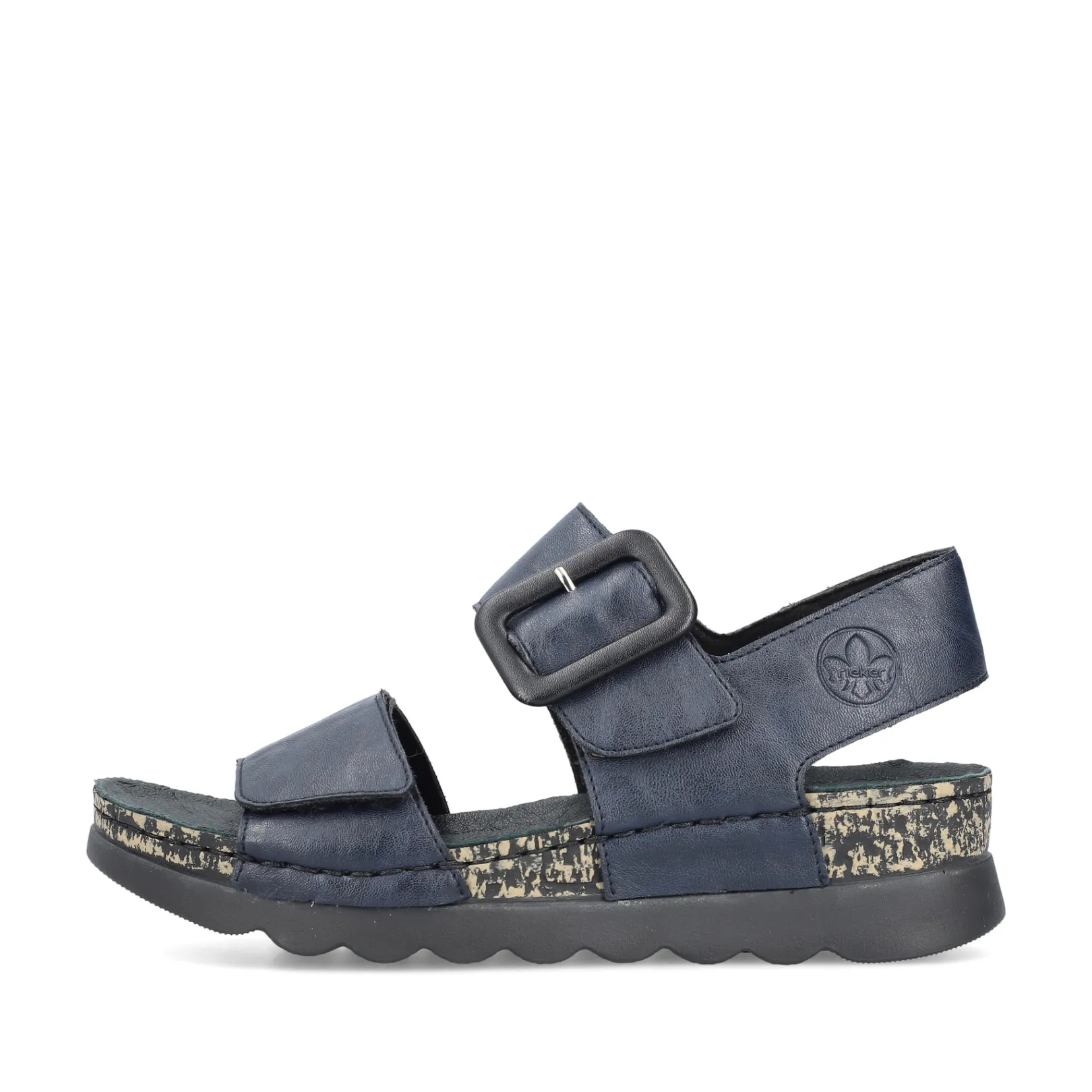 Rieker Sandalen & Sandaletten<Damen Riemchensandalen stahl Blau