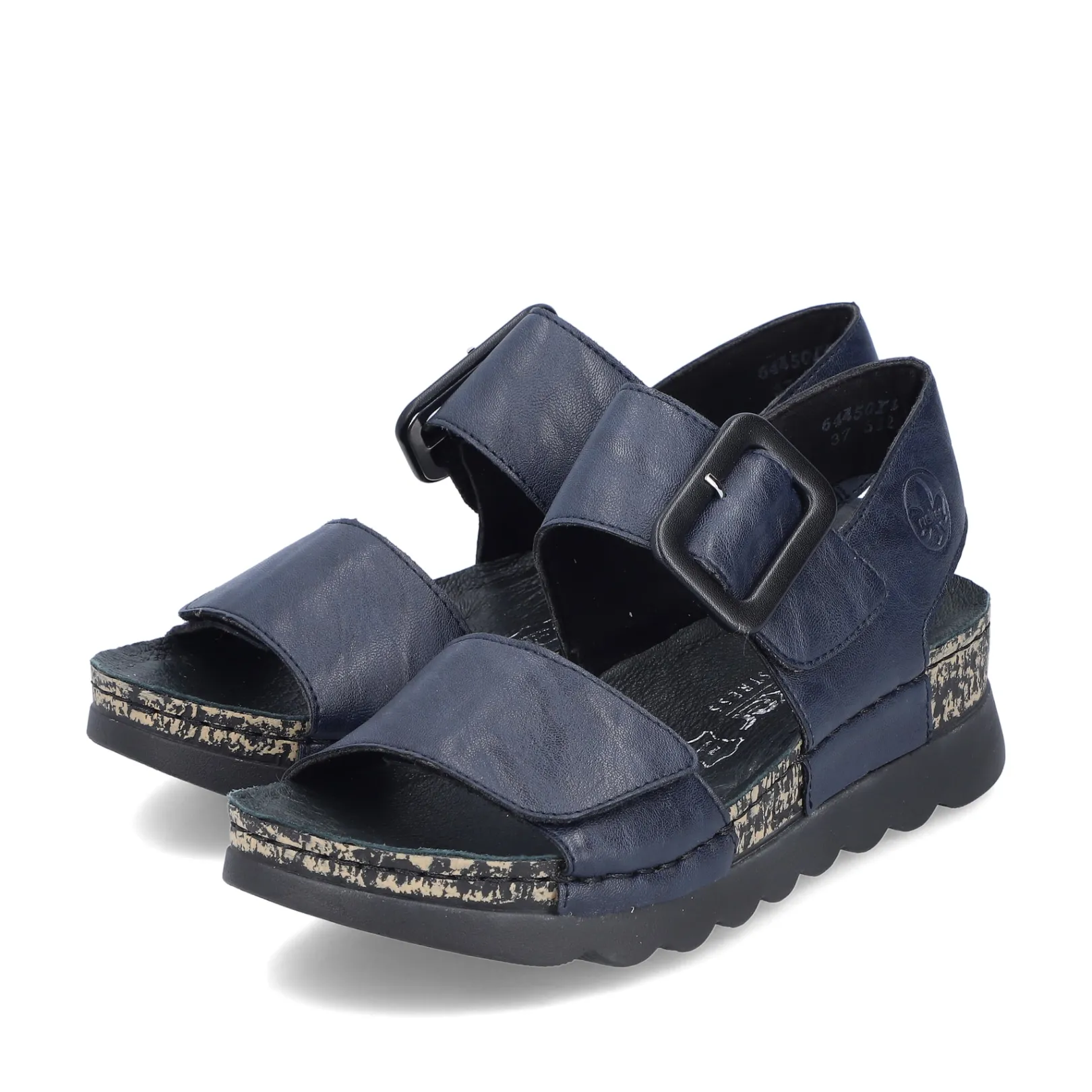 Rieker Sandalen & Sandaletten<Damen Riemchensandalen stahl Blau