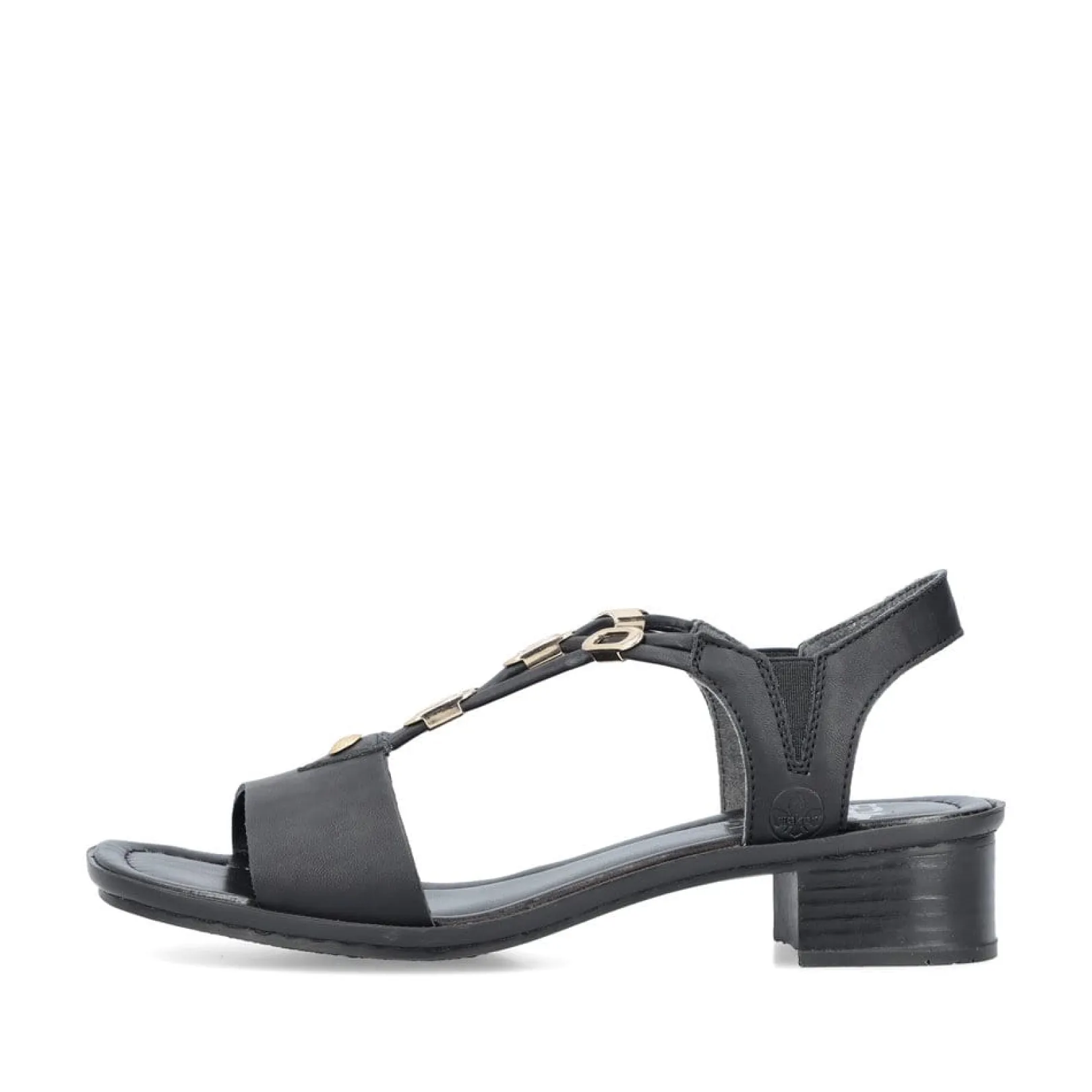 Rieker Sandalen & Sandaletten<Damen Riemchensandaletten asphalt Schwarz