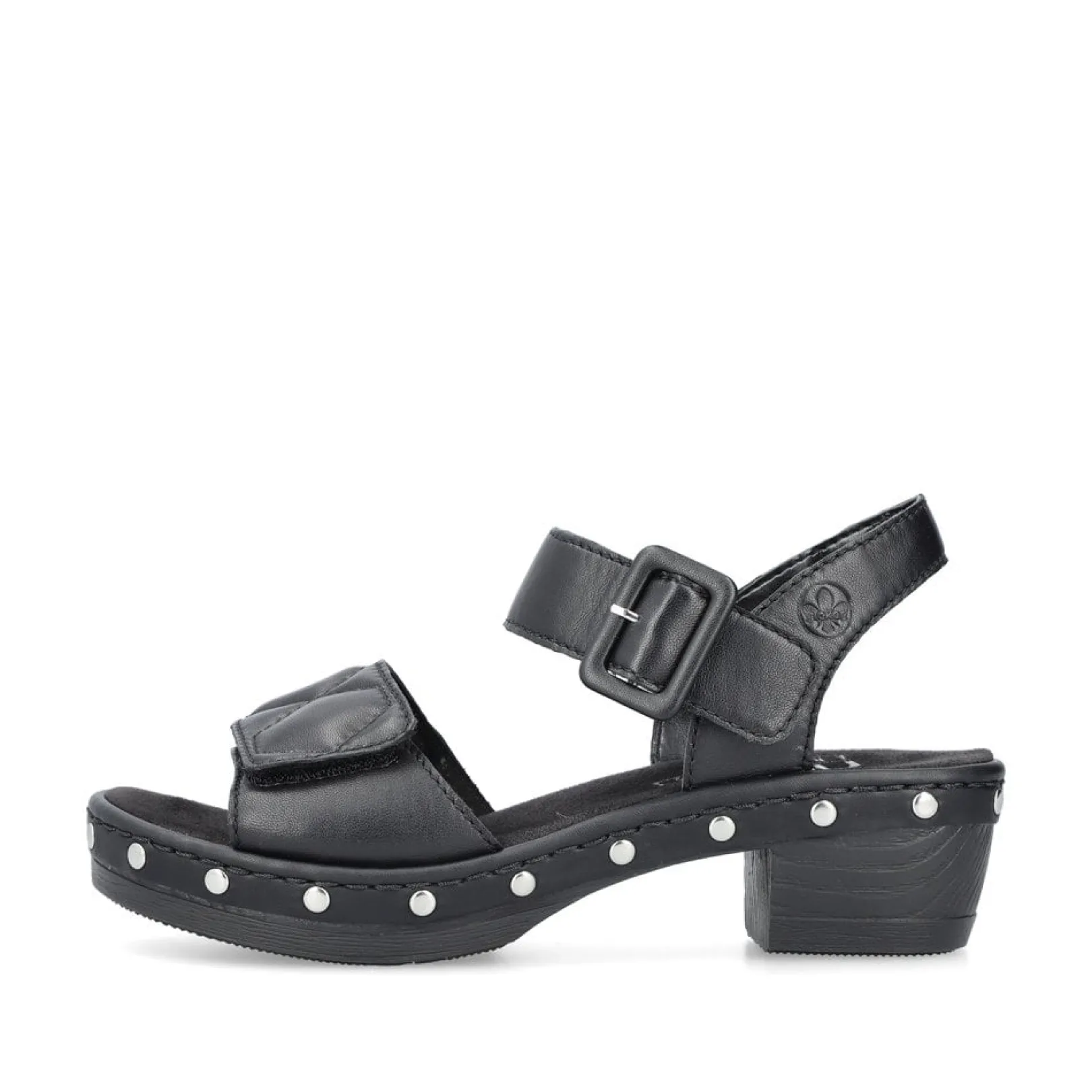 Rieker Sandalen & Sandaletten<Damen Riemchensandaletten asphalt Schwarz