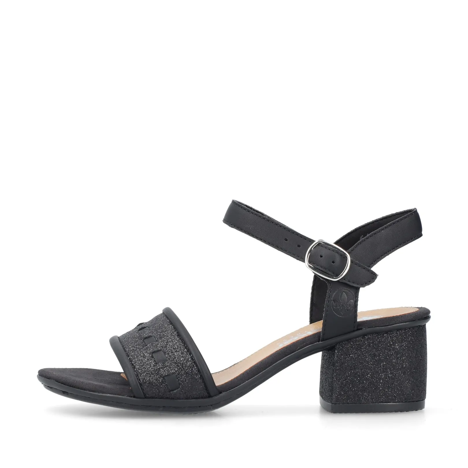 Rieker Sandalen & Sandaletten<Damen Riemchensandaletten asphalt Schwarz