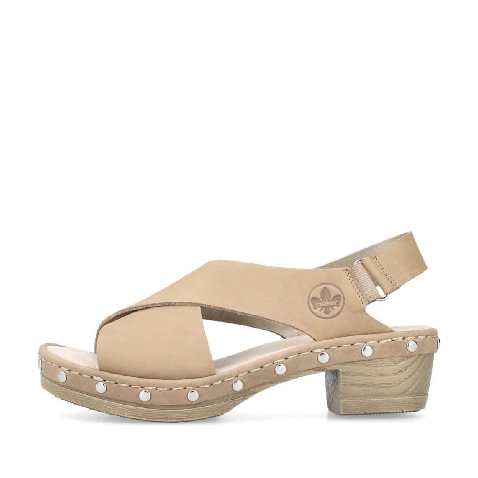 Rieker Sandalen & Sandaletten<Damen Riemchensandaletten hell Beige