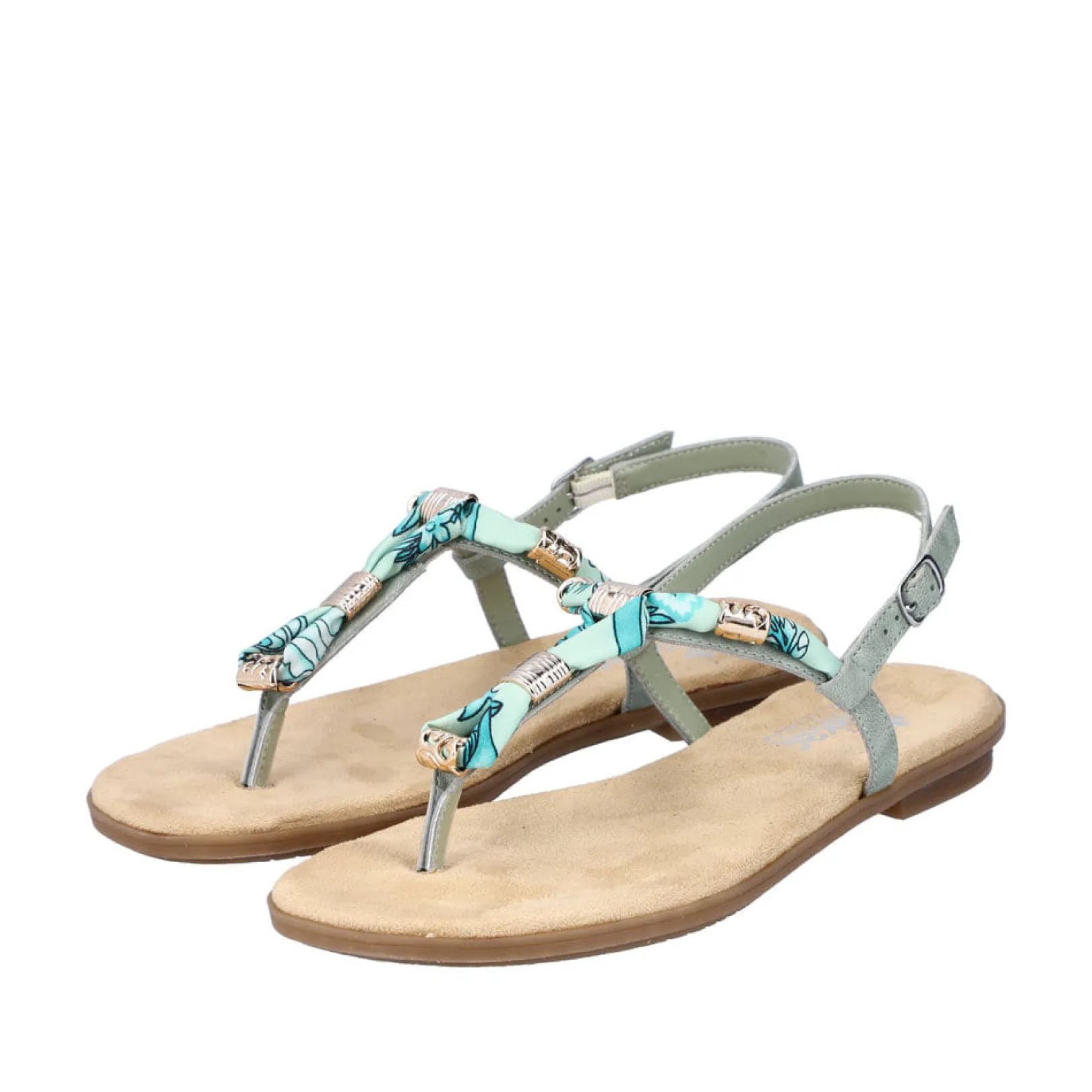 Rieker Sandalen & Sandaletten<Damen Riemchensandaletten mint Grün