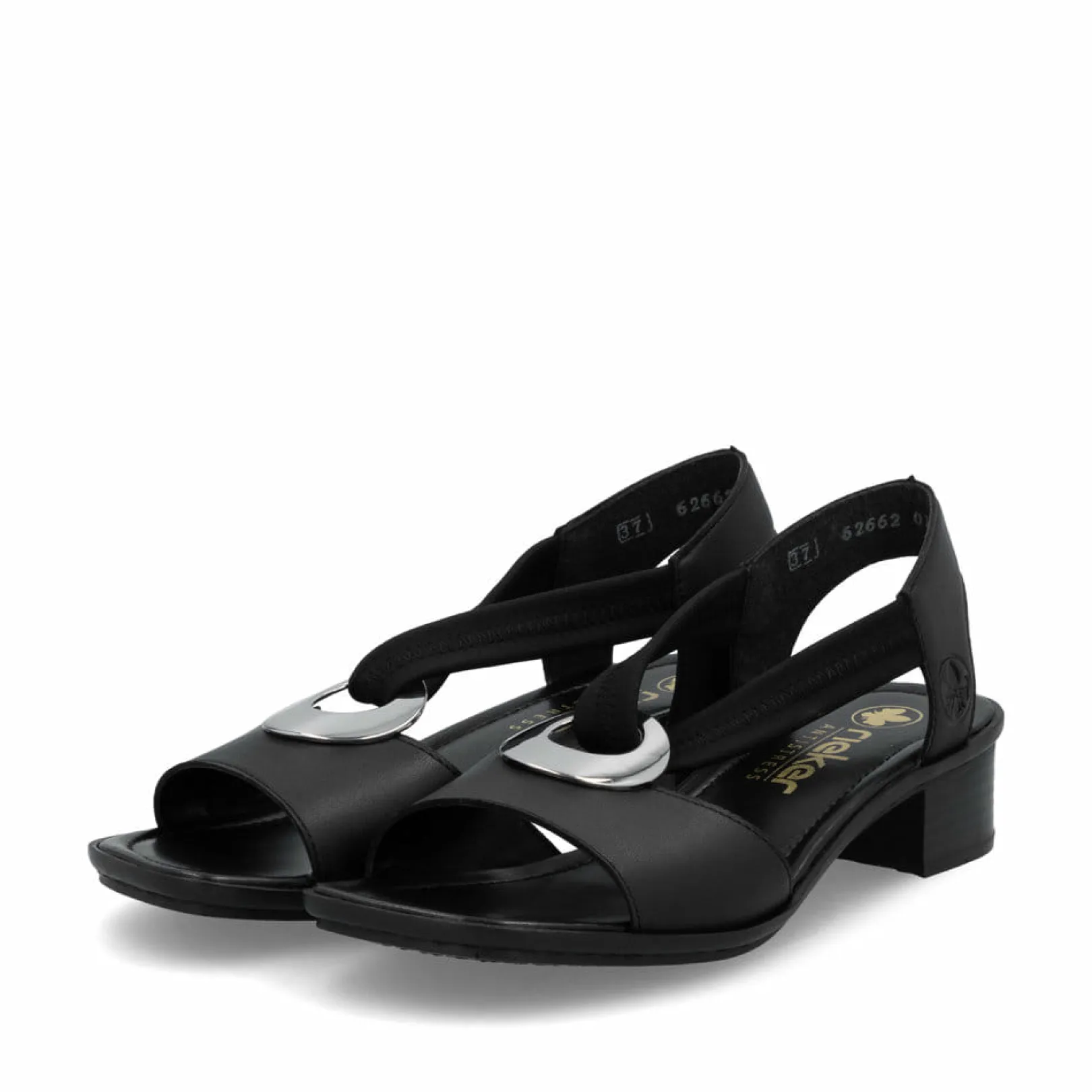 Rieker Sandalen & Sandaletten<Damen Riemchensandaletten nacht Schwarz