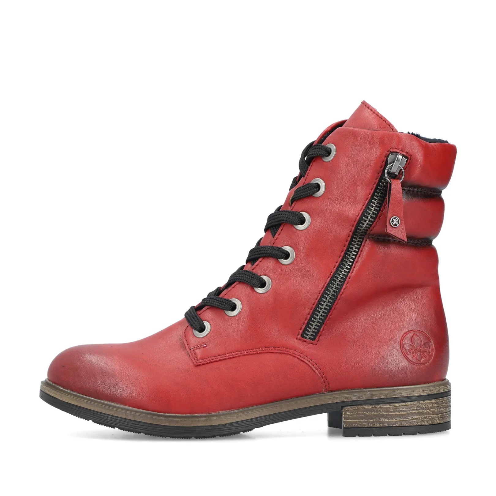 Rieker Stiefeletten & Boots<Damen Schnürstiefel apfel Rot