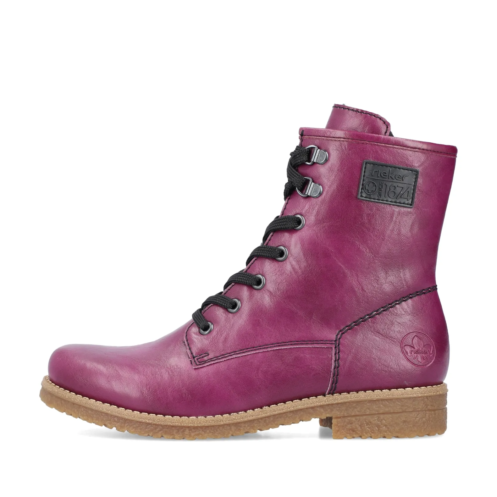 Rieker Stiefeletten & Boots<Damen Schnürstiefel aubergine Lila