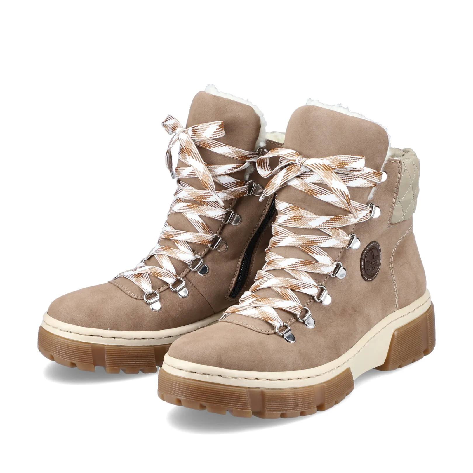 Rieker Stiefeletten & Boots<Damen Schnürstiefel braun Beige