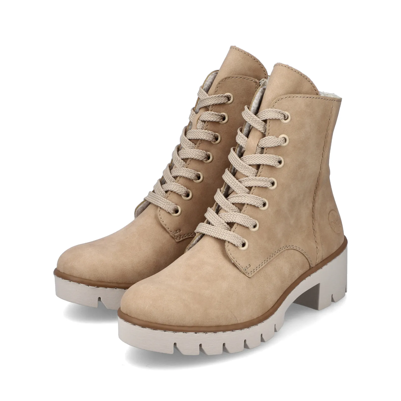 Rieker Stiefeletten & Boots<Damen Schnürstiefel braun Beige