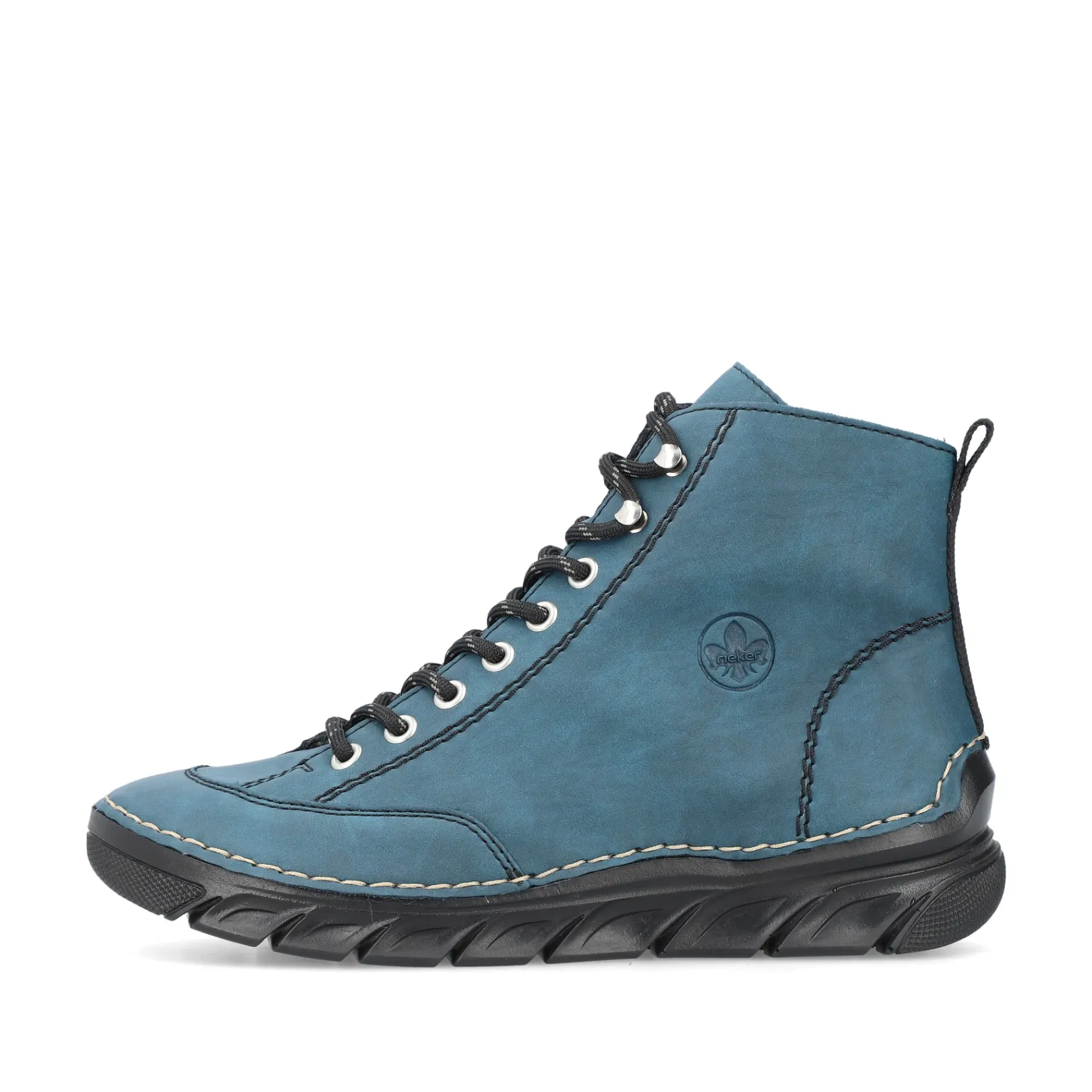 Rieker Stiefeletten & Boots<Damen Schnürstiefel california Blau