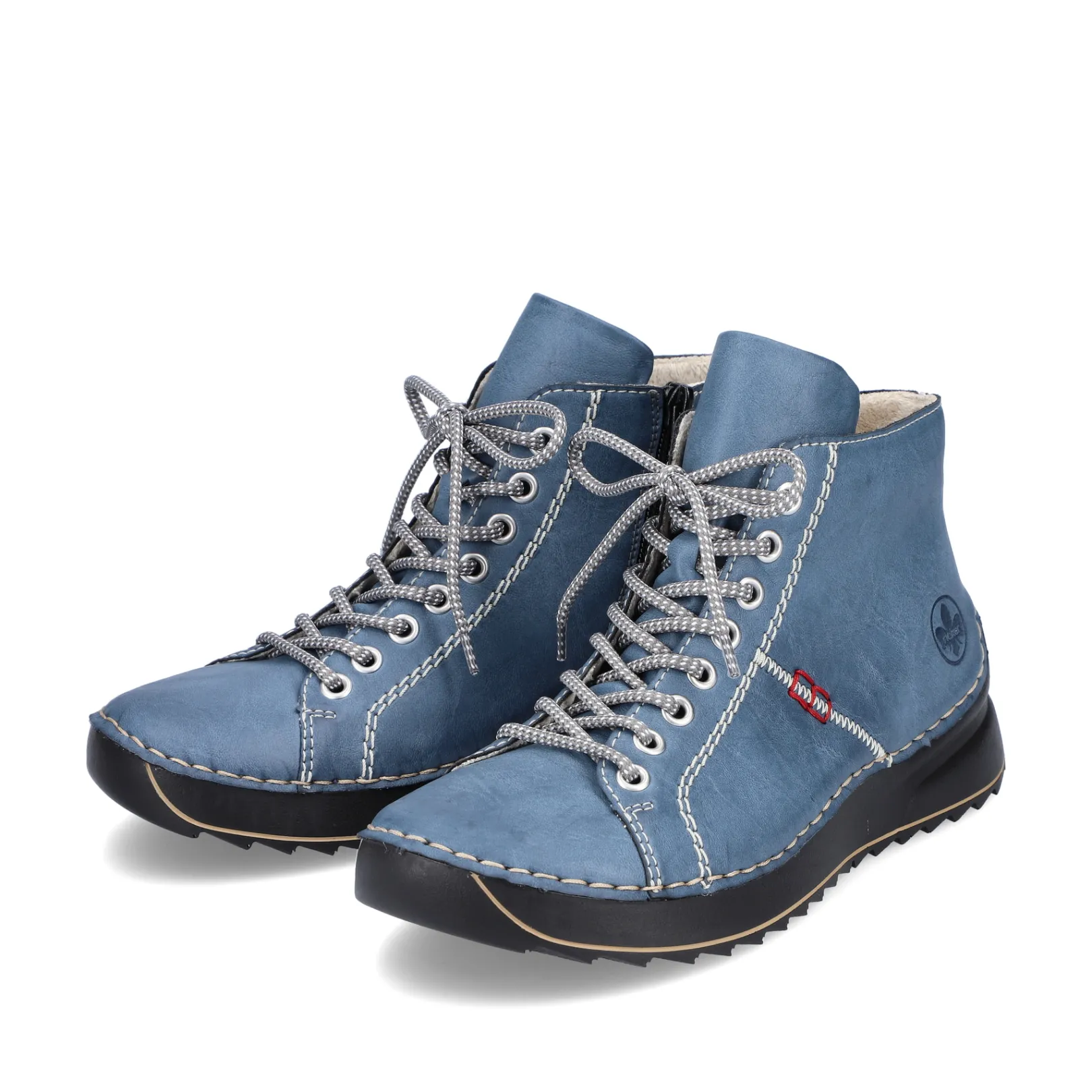 Rieker Stiefeletten & Boots<Damen Schnürstiefel california Blau