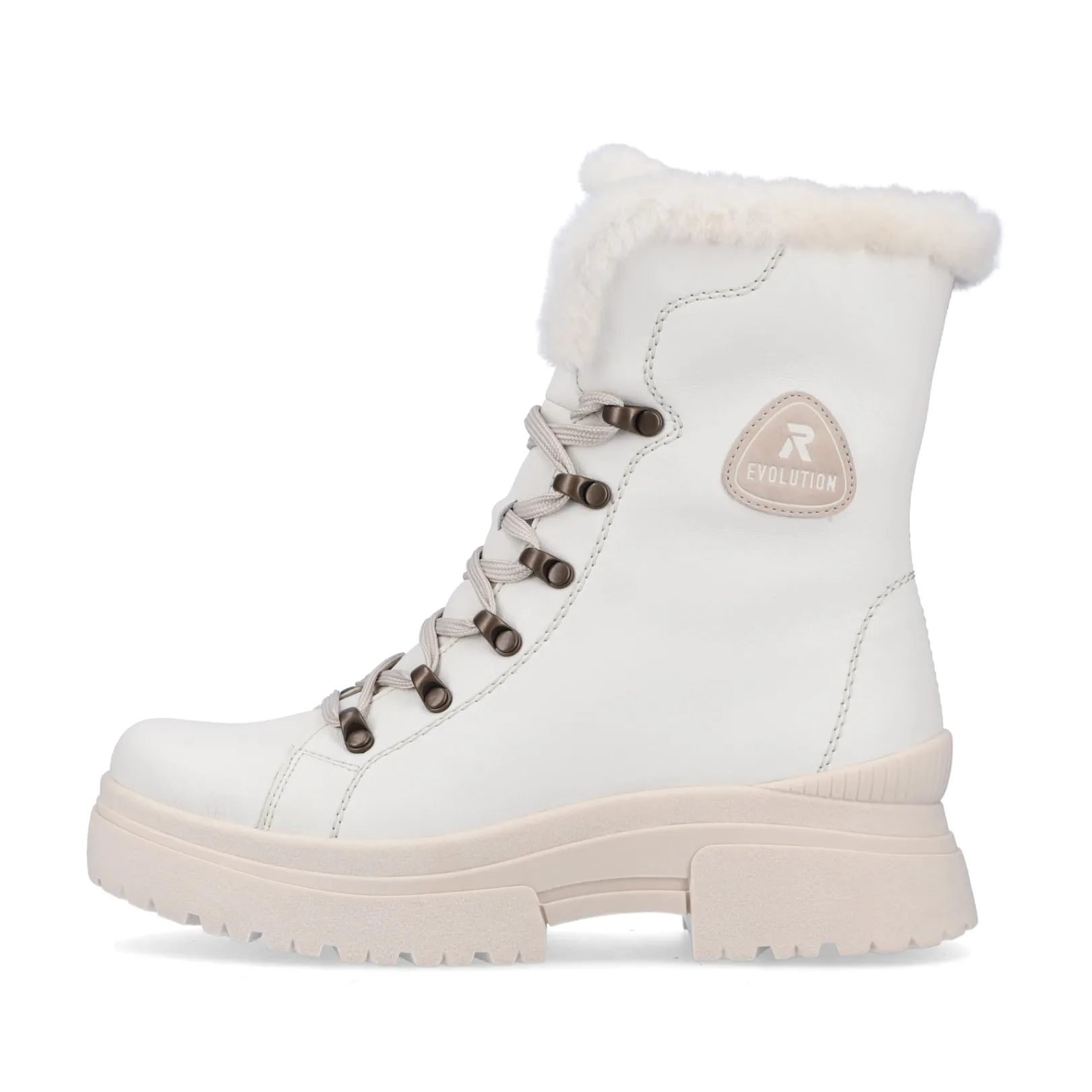 Rieker Stiefeletten & Boots<Damen Schnürstiefel frost white Weiss