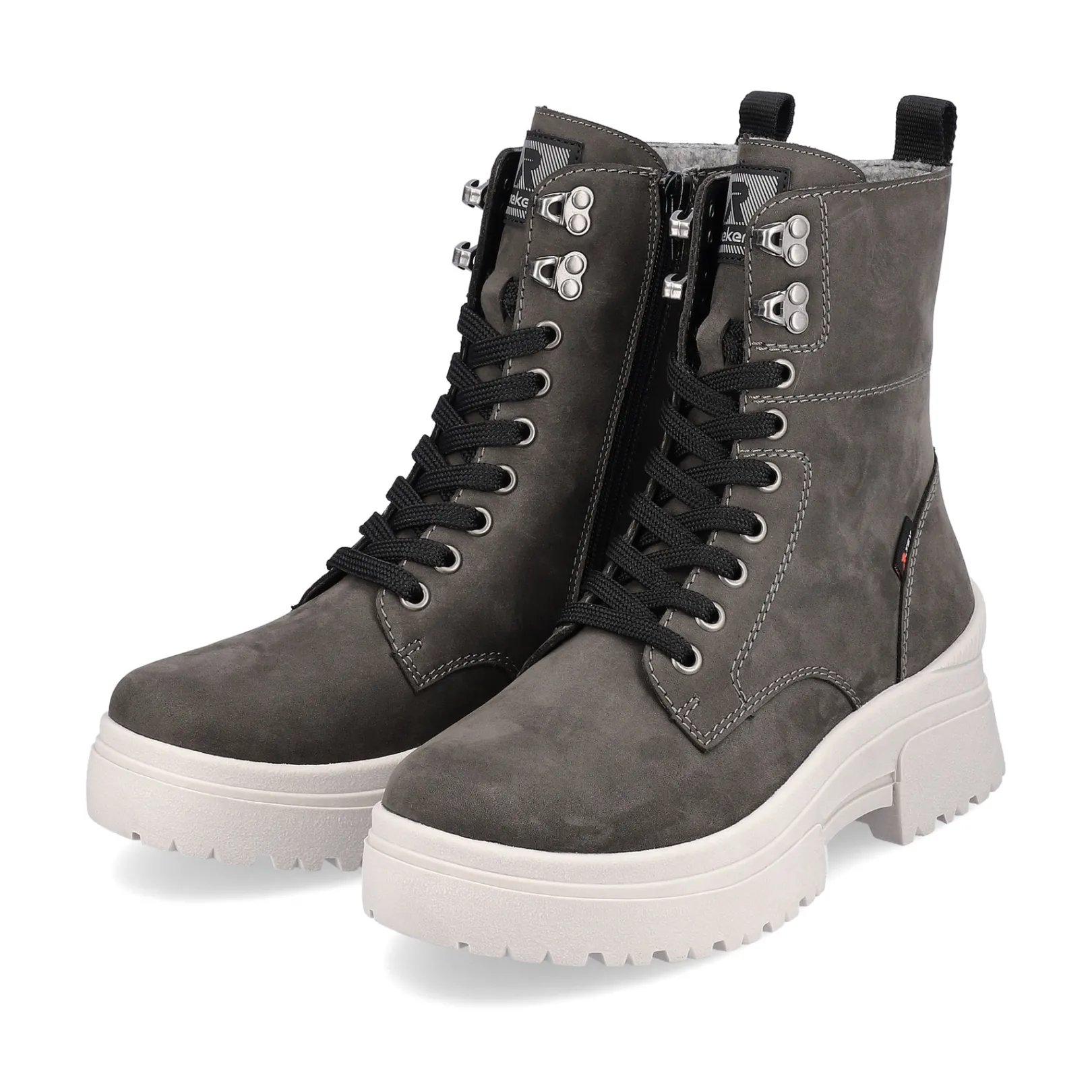 Rieker Stiefeletten & Boots<Damen Schnürstiefel graphite Grau