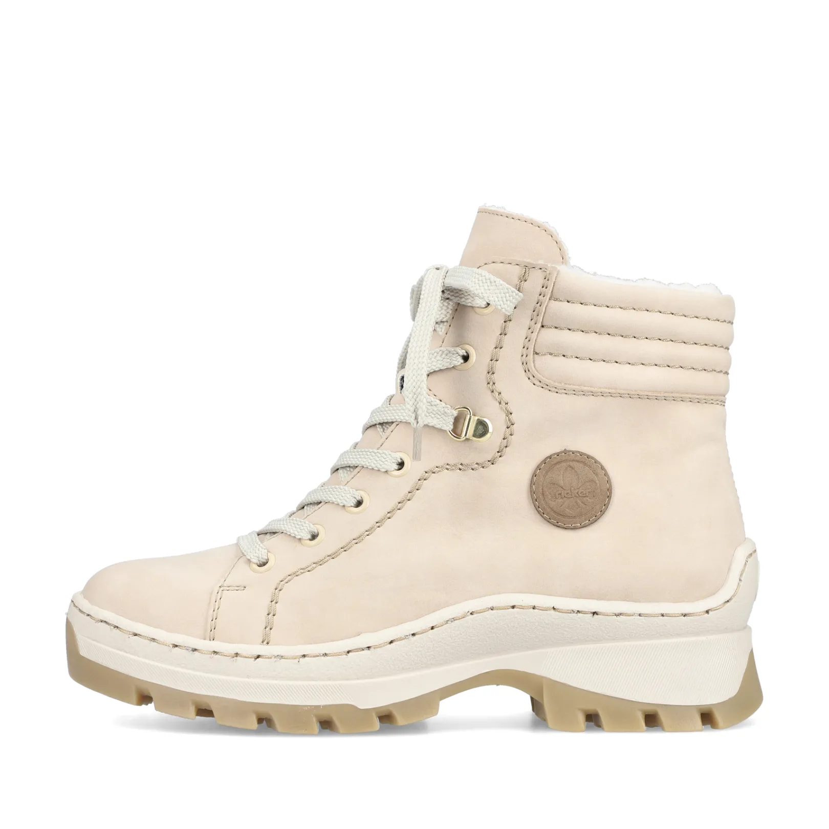 Rieker Stiefeletten & Boots<Damen Schnürstiefel hell Beige