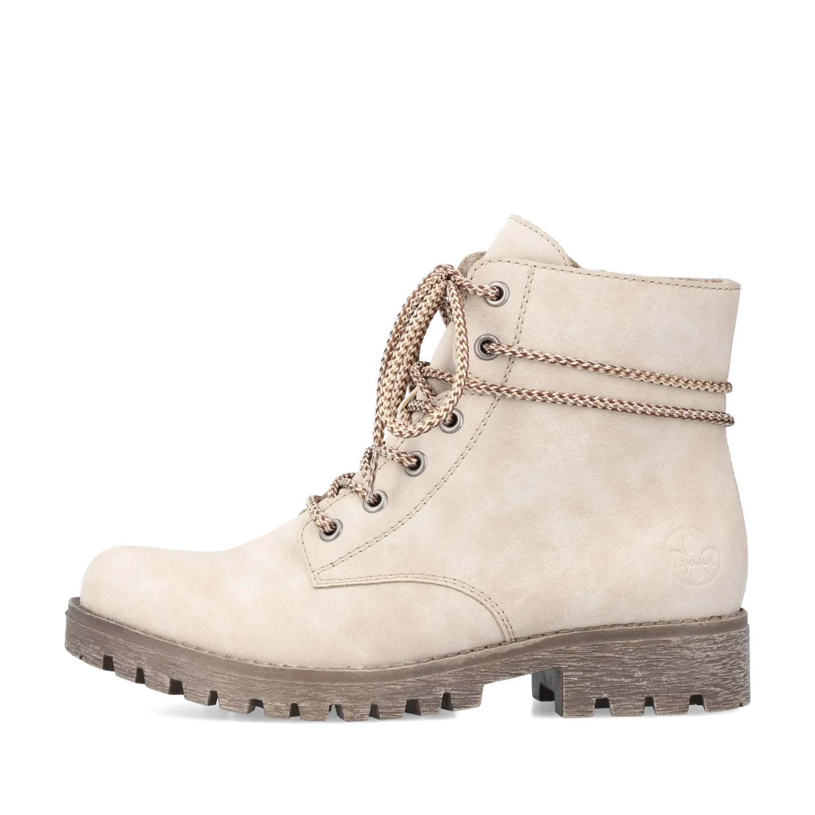 Rieker Stiefeletten & Boots<Damen Schnürstiefel hell Beige