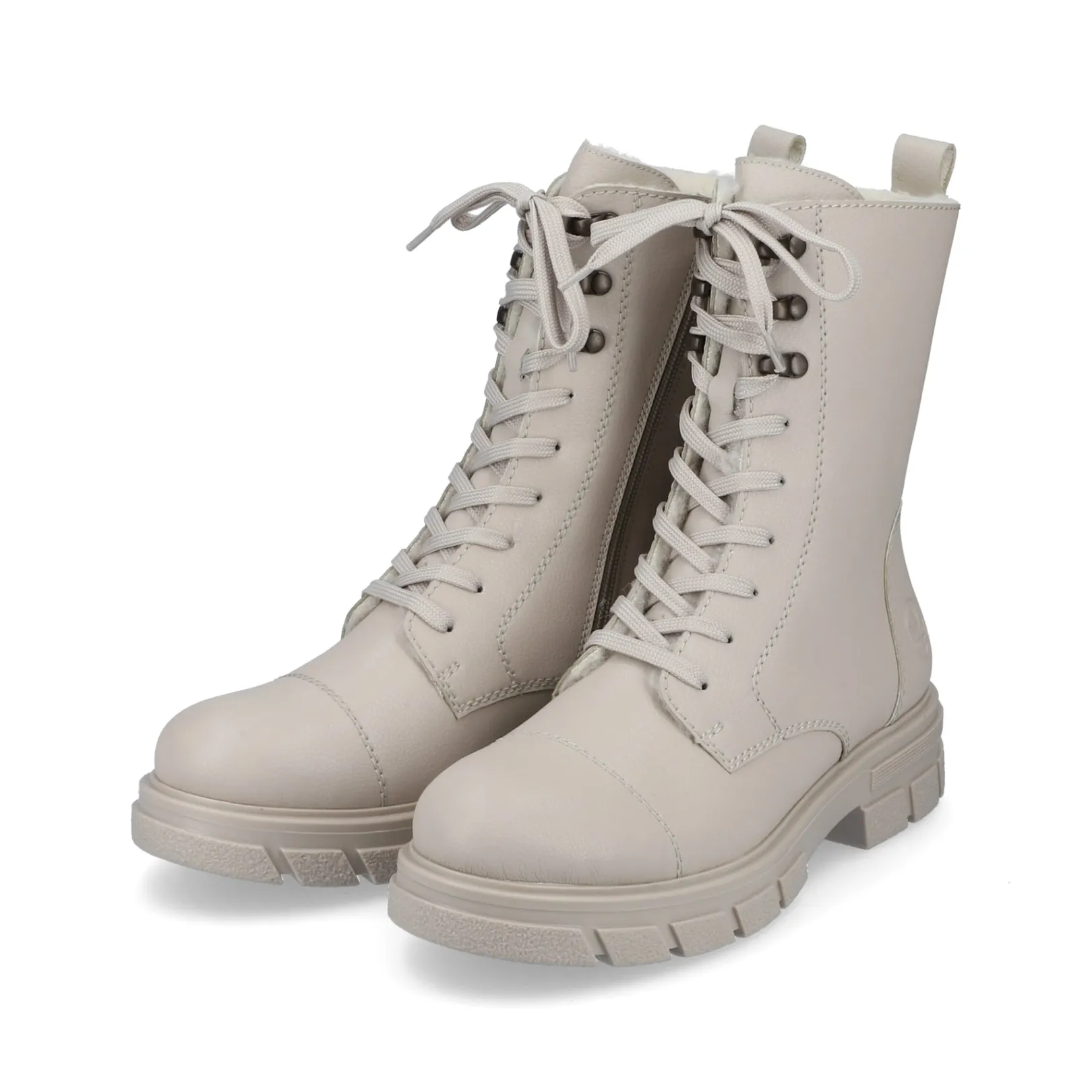 Rieker Stiefeletten & Boots<Damen Schnürstiefel hell Beige